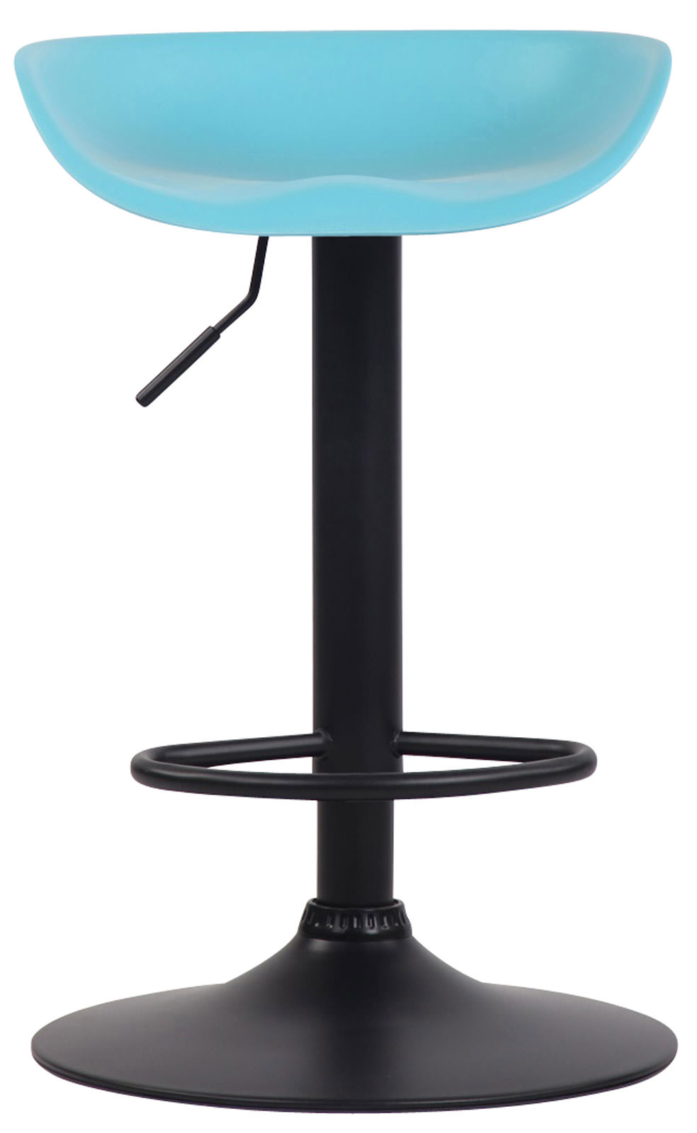 Barhocker Anaheim Kunststoff schwarz, blau