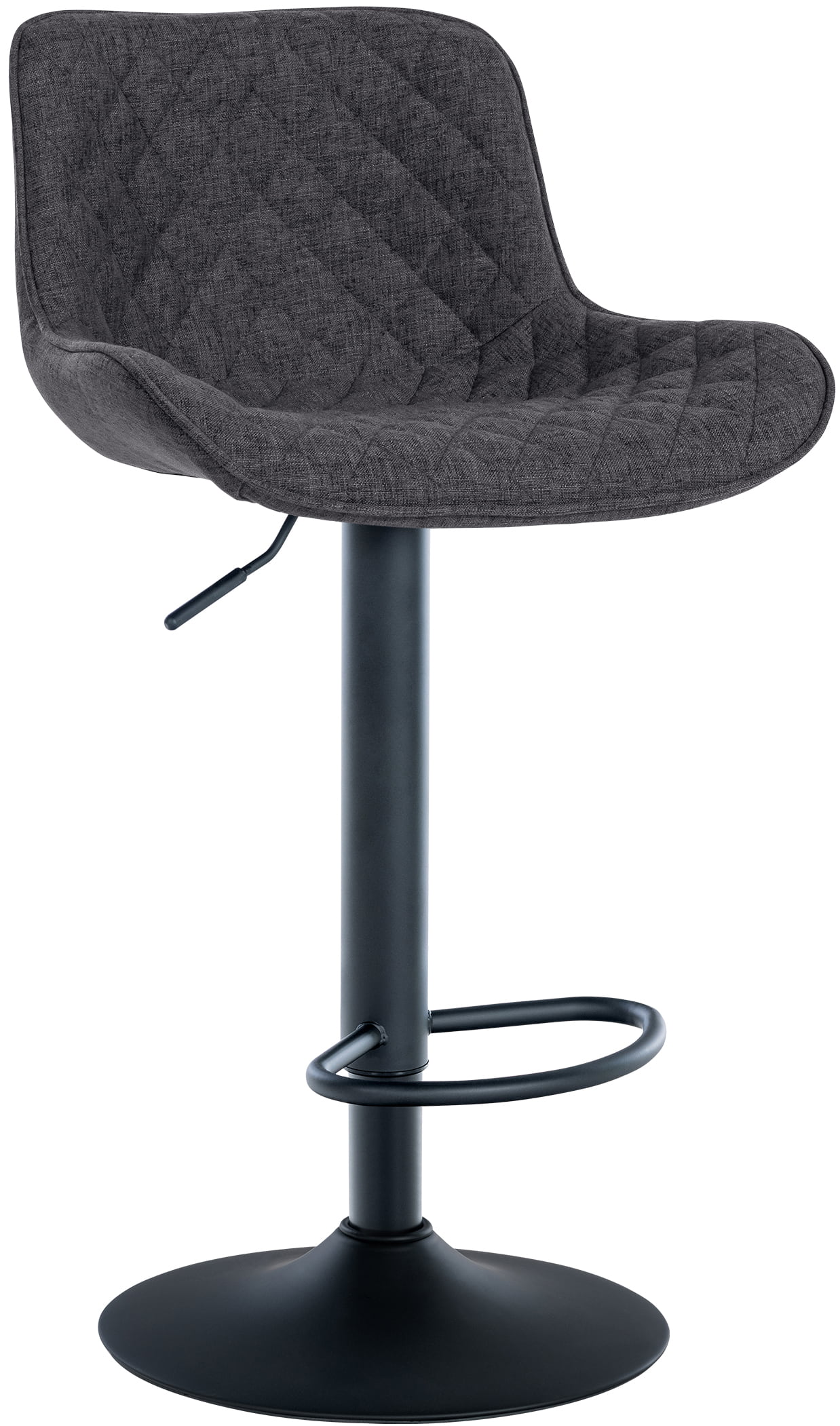 Barhocker Minosa Stoff, schwarz