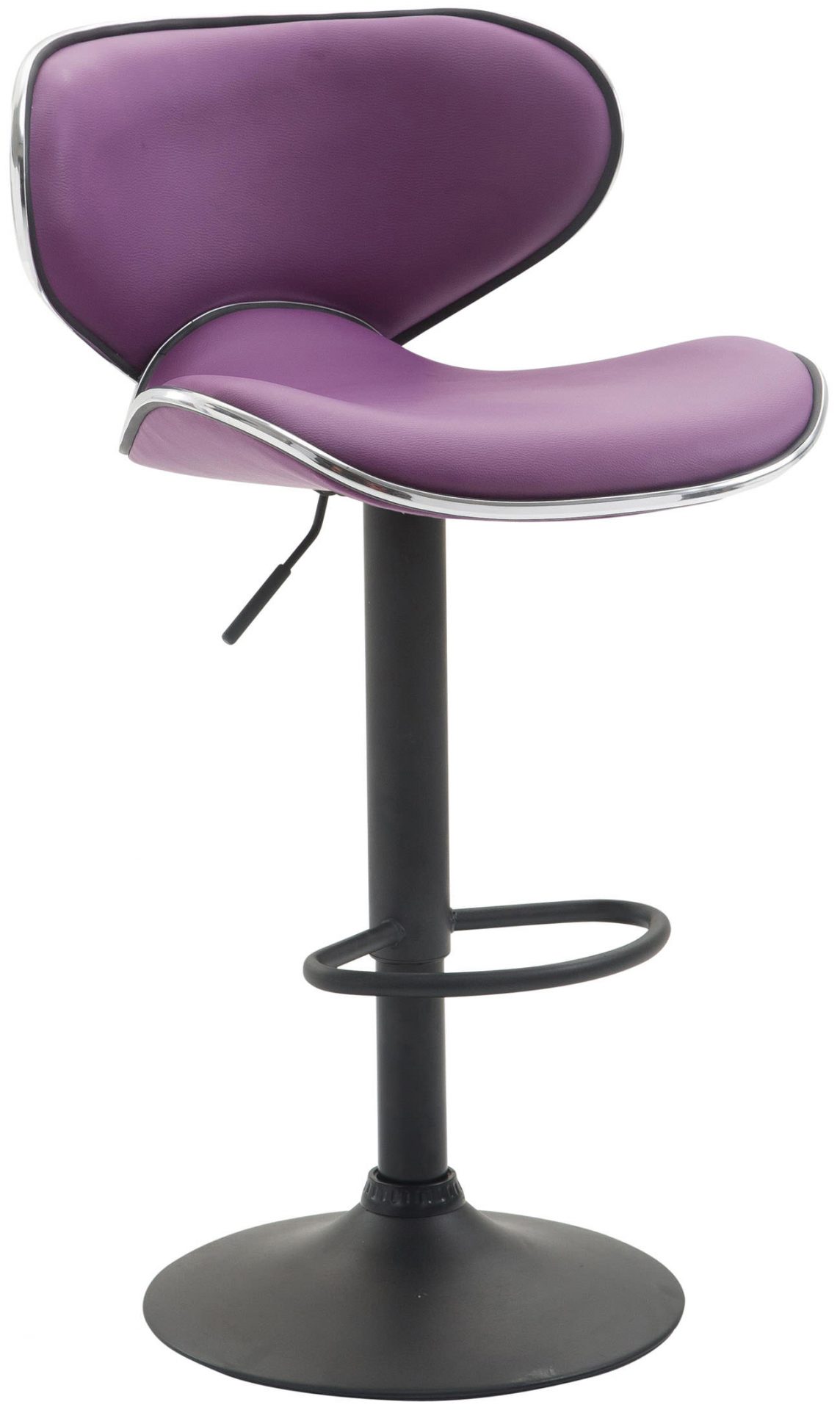 Barhocker Las Vegas V2 schwarz, lila