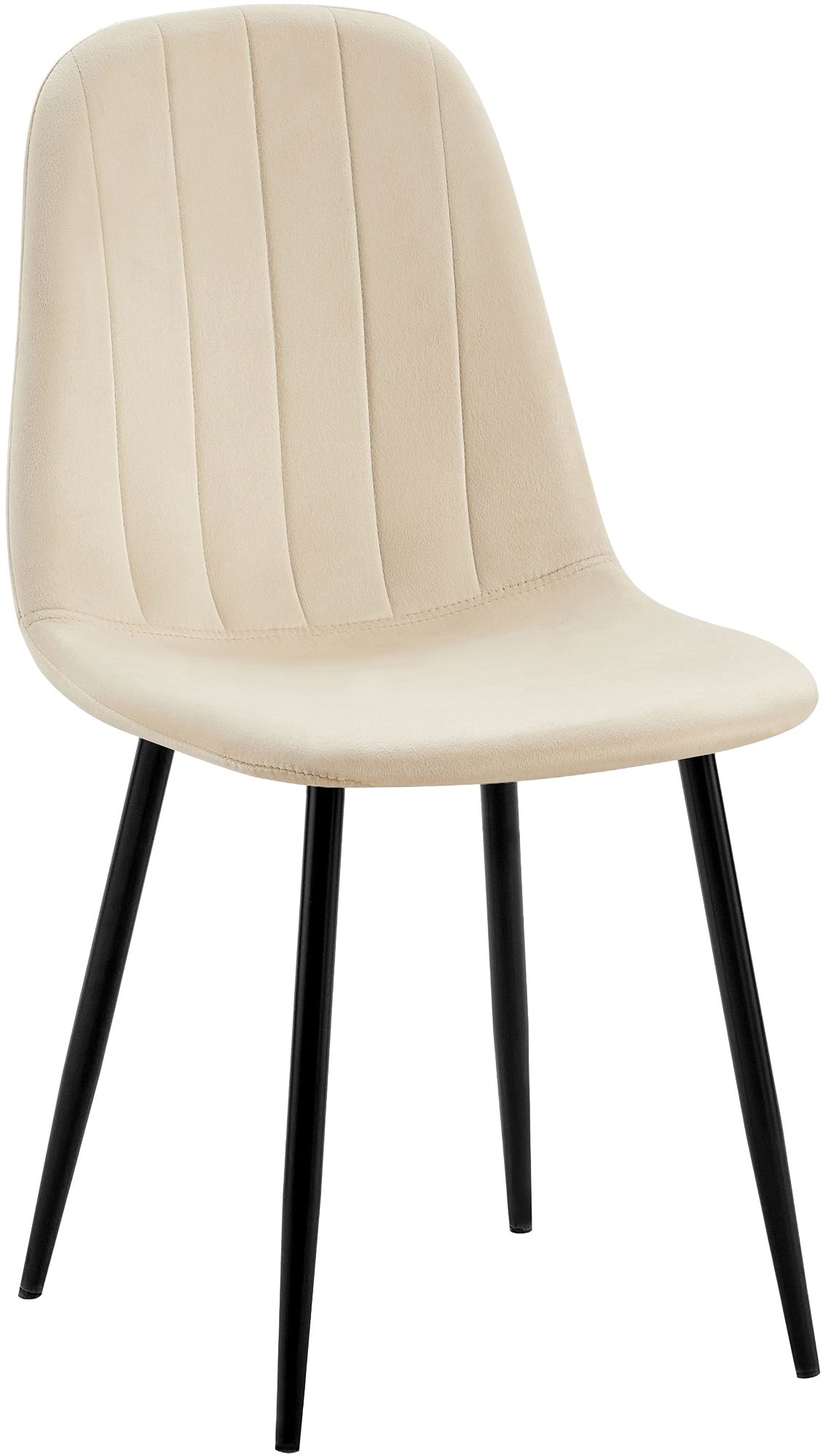 Esszimmerstuhl Baxter Samt, creme