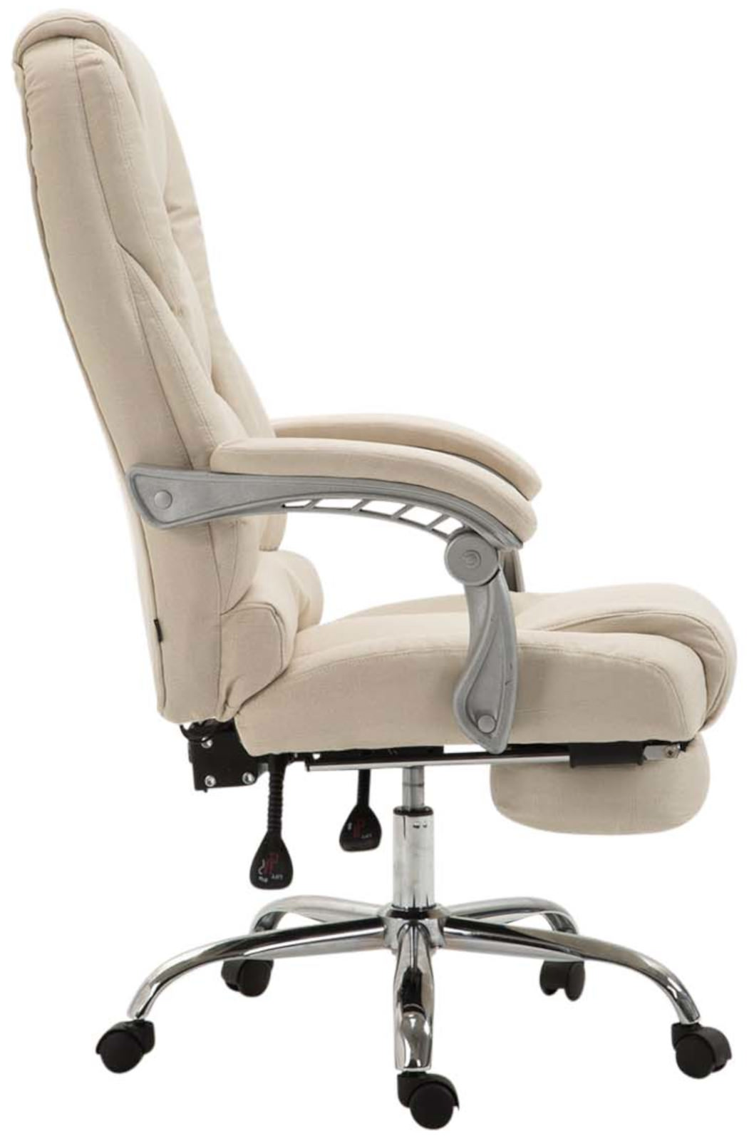 Bürostuhl Pacific Stoff, creme