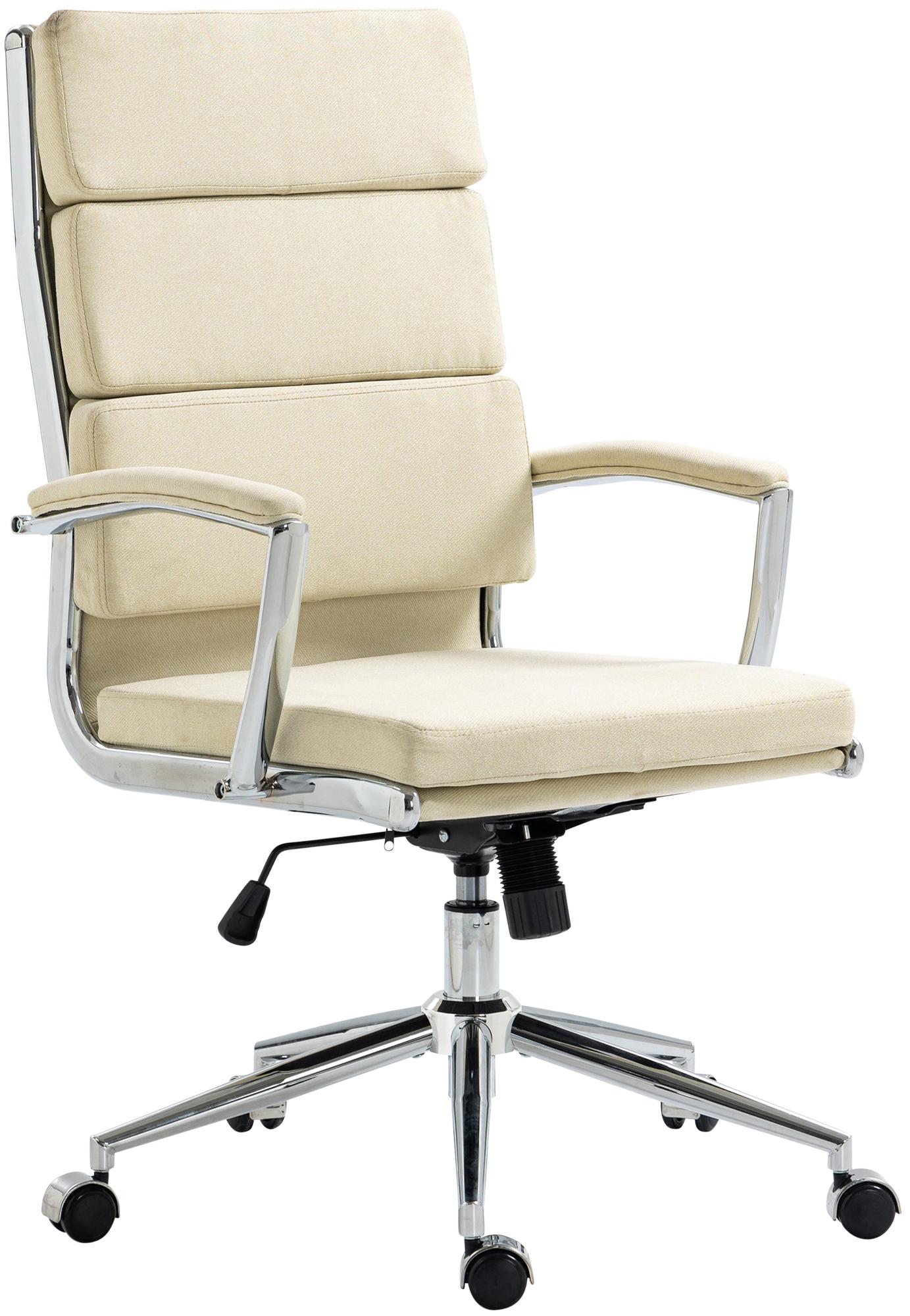 Bürostuhl Cleveland Stoff, creme