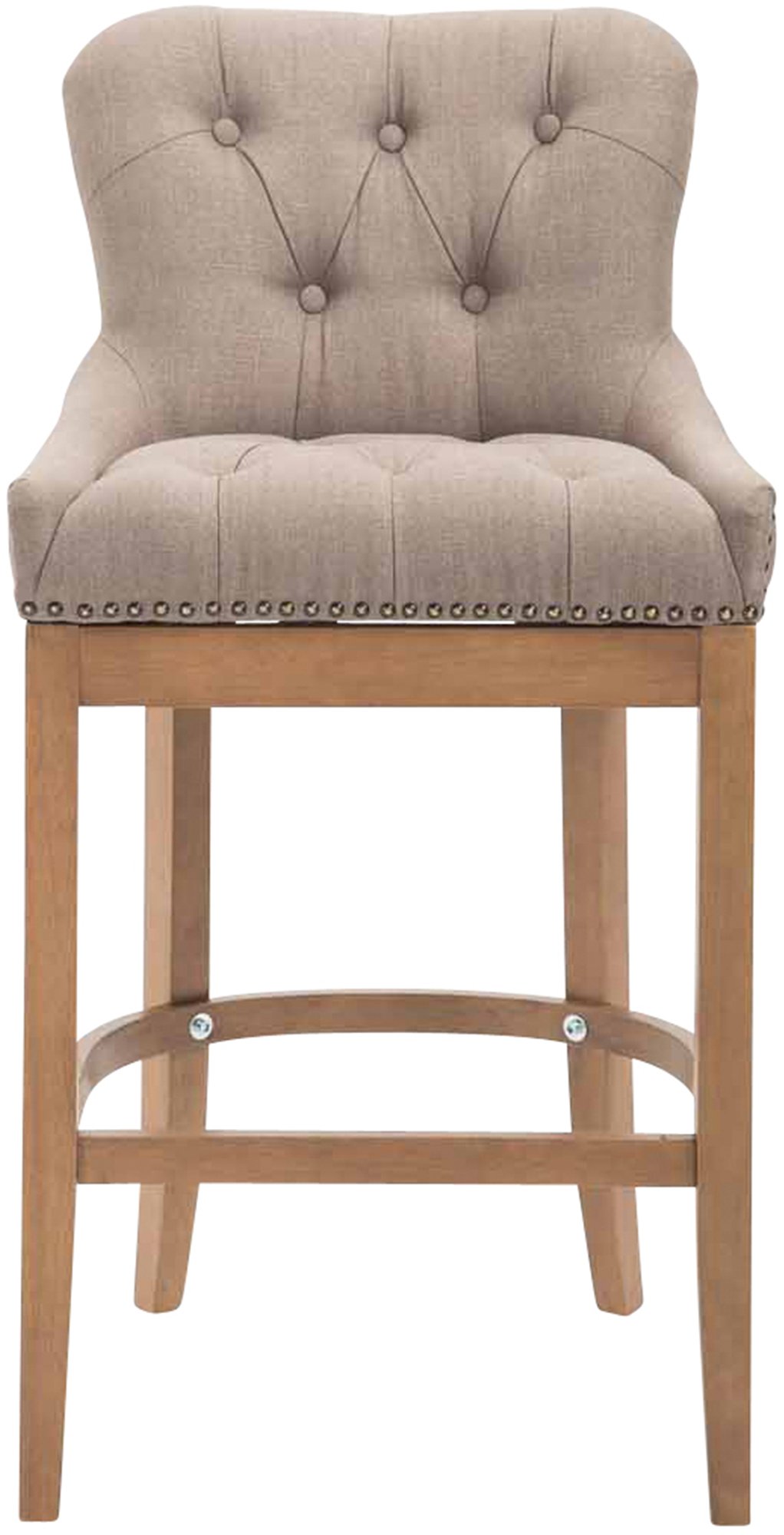 Barhocker Lakewood Stoff, Antik-hell, taupe
