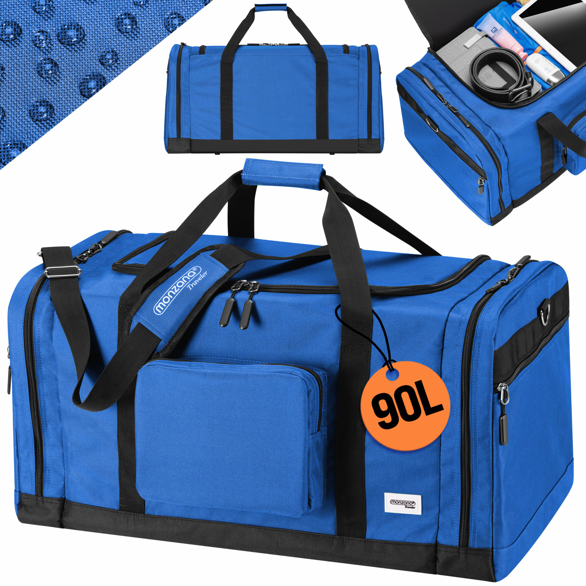 Reisetasche Blau 90L