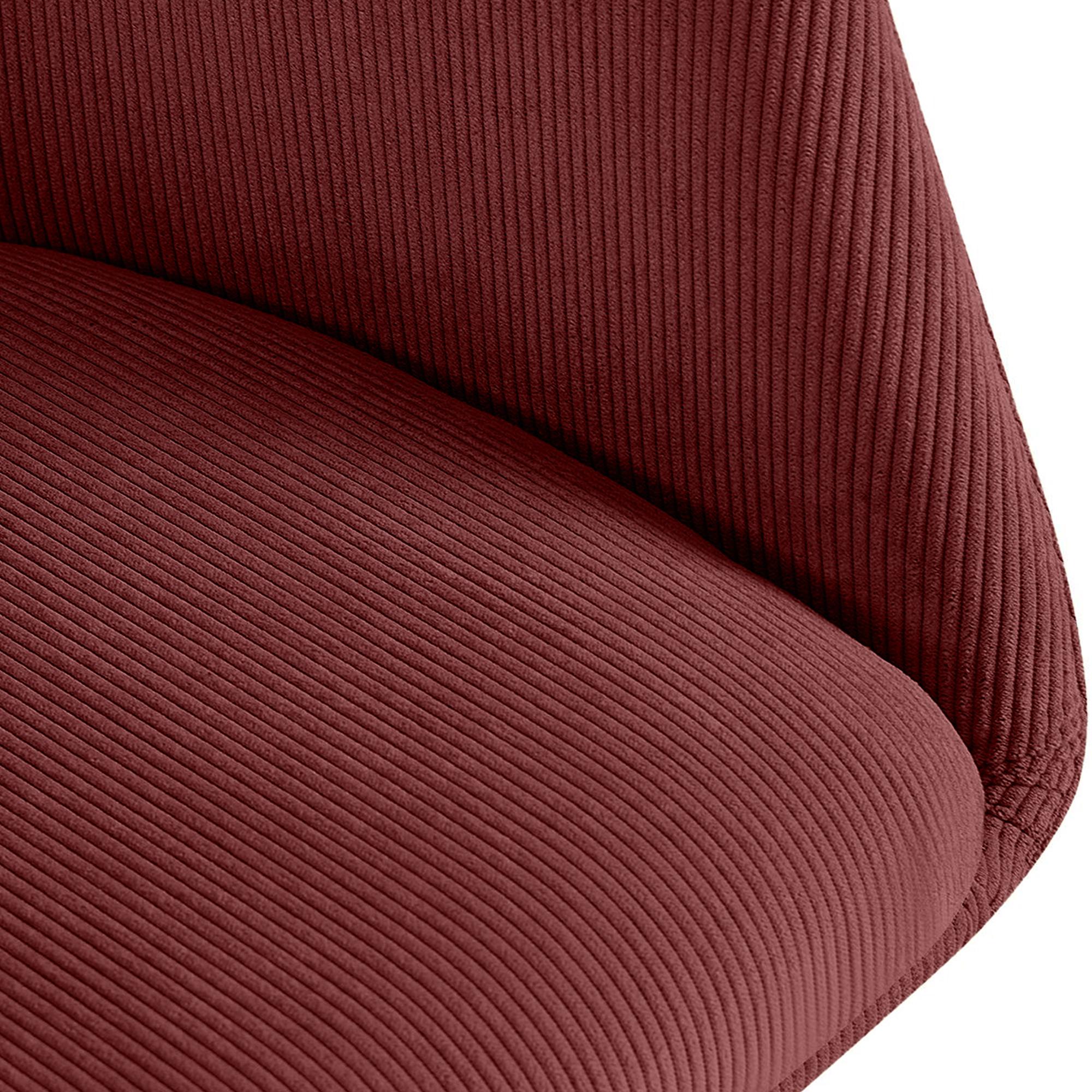 Esszimmerstuhl Olema Cord, bordeauxrot