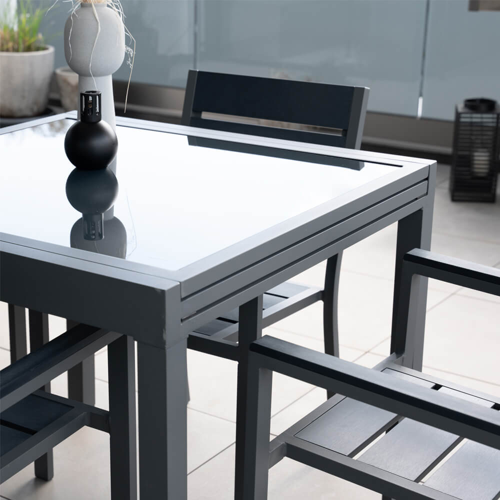 Gartentisch ausziehbar VERANO - 180/90 x 90 cm