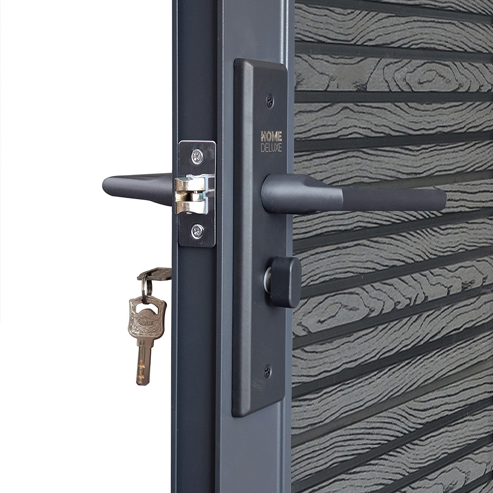 WPC Gartentor CALLATOR PREMIUM Horizontale Paneele - 90 x 180 cm