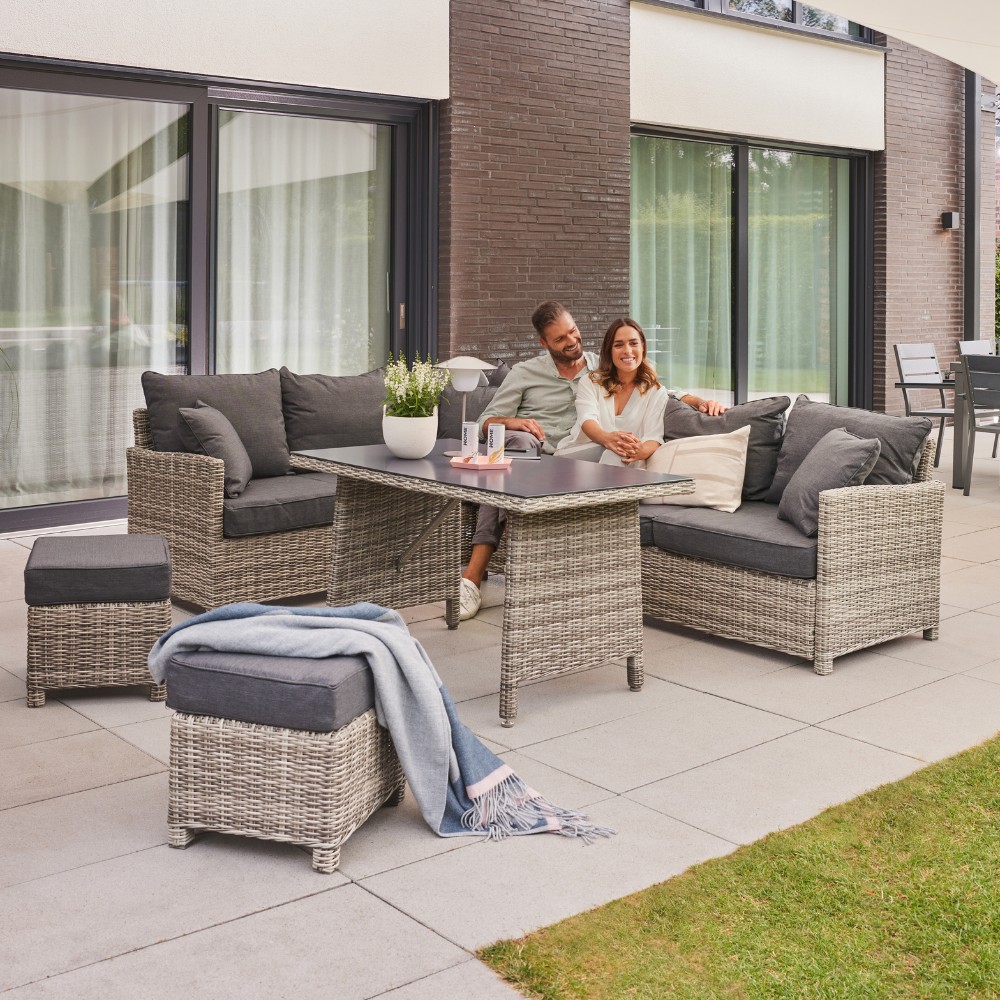 Rattan Sitzgruppe BAHIA - mit Abdeckung