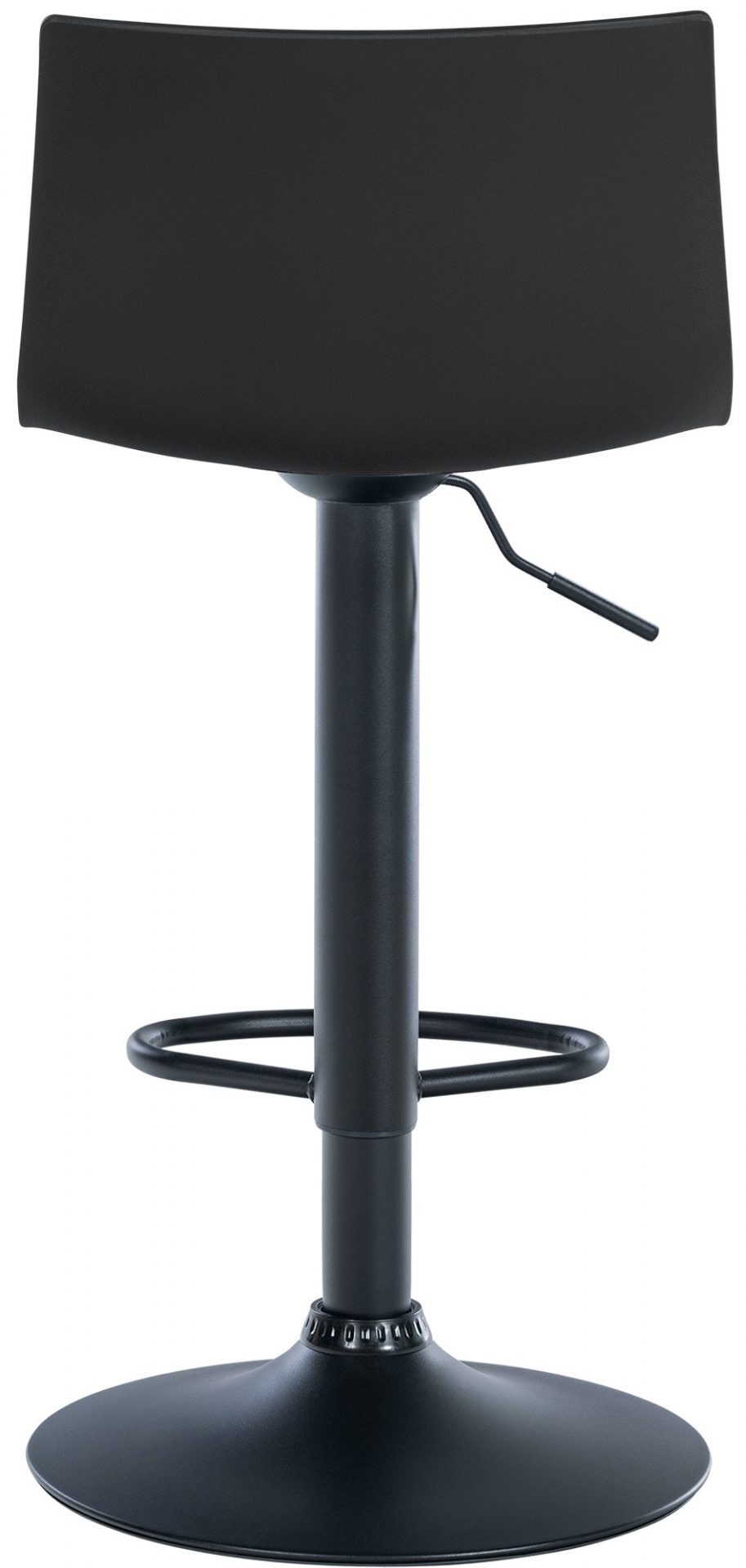 Barhocker Branford Kunststoff, schwarz