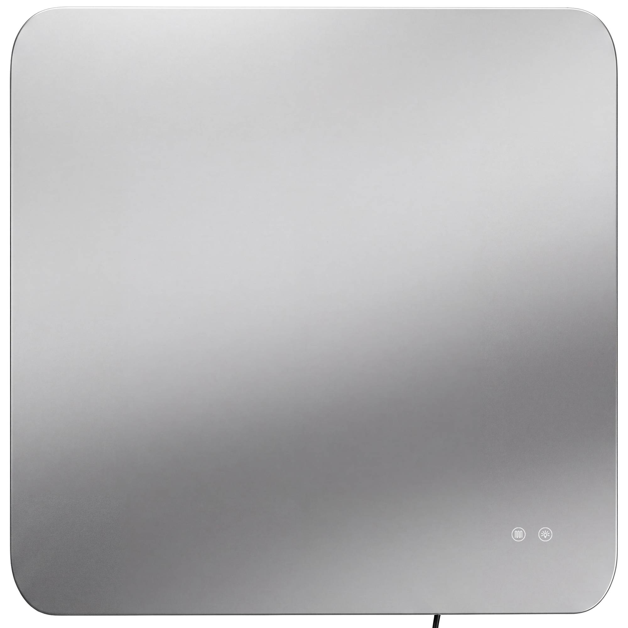 Badspiegel Palmiro 80x80 cm, klarglas