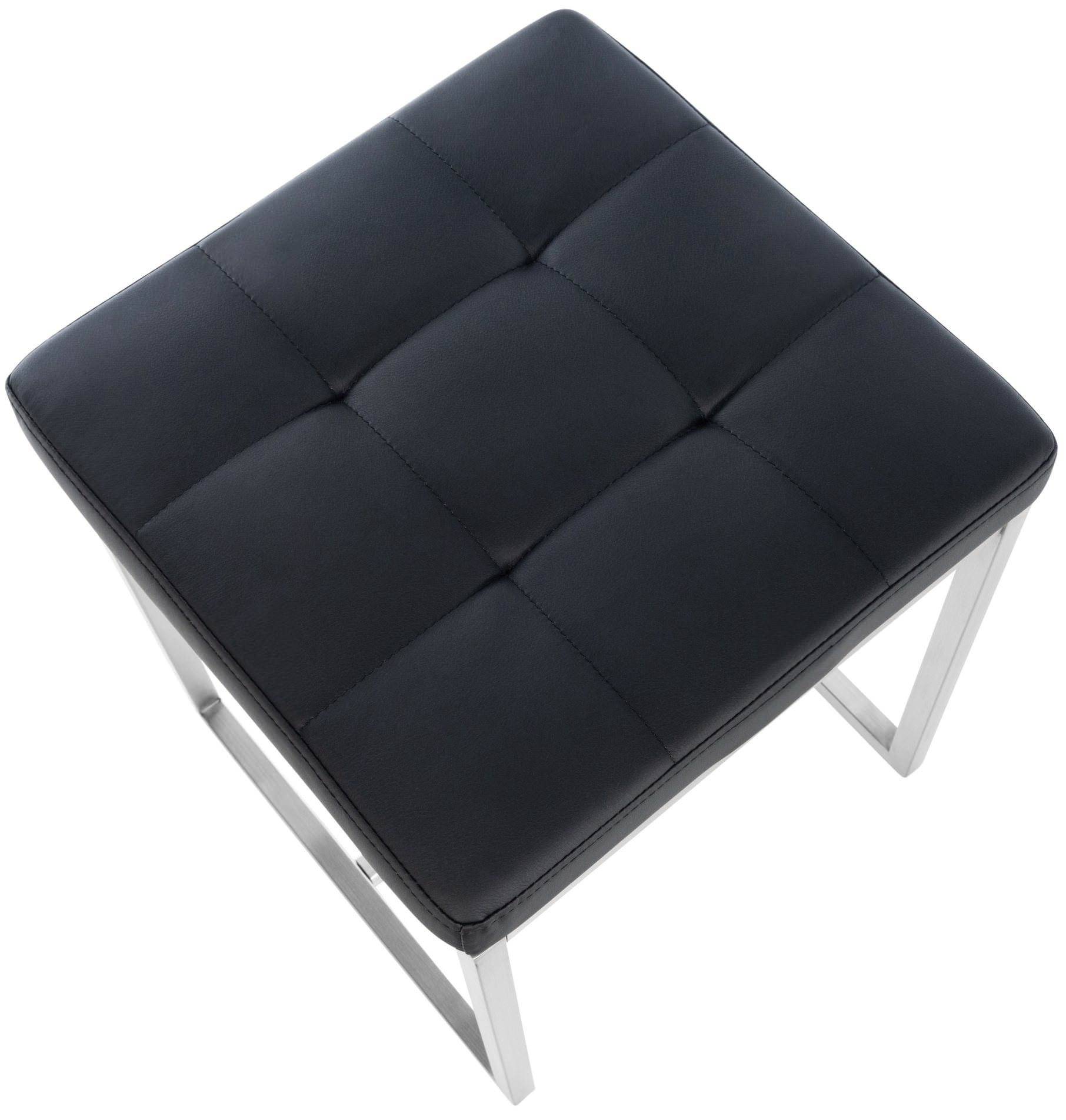 2er Set Sitzhocker Barci, schwarz