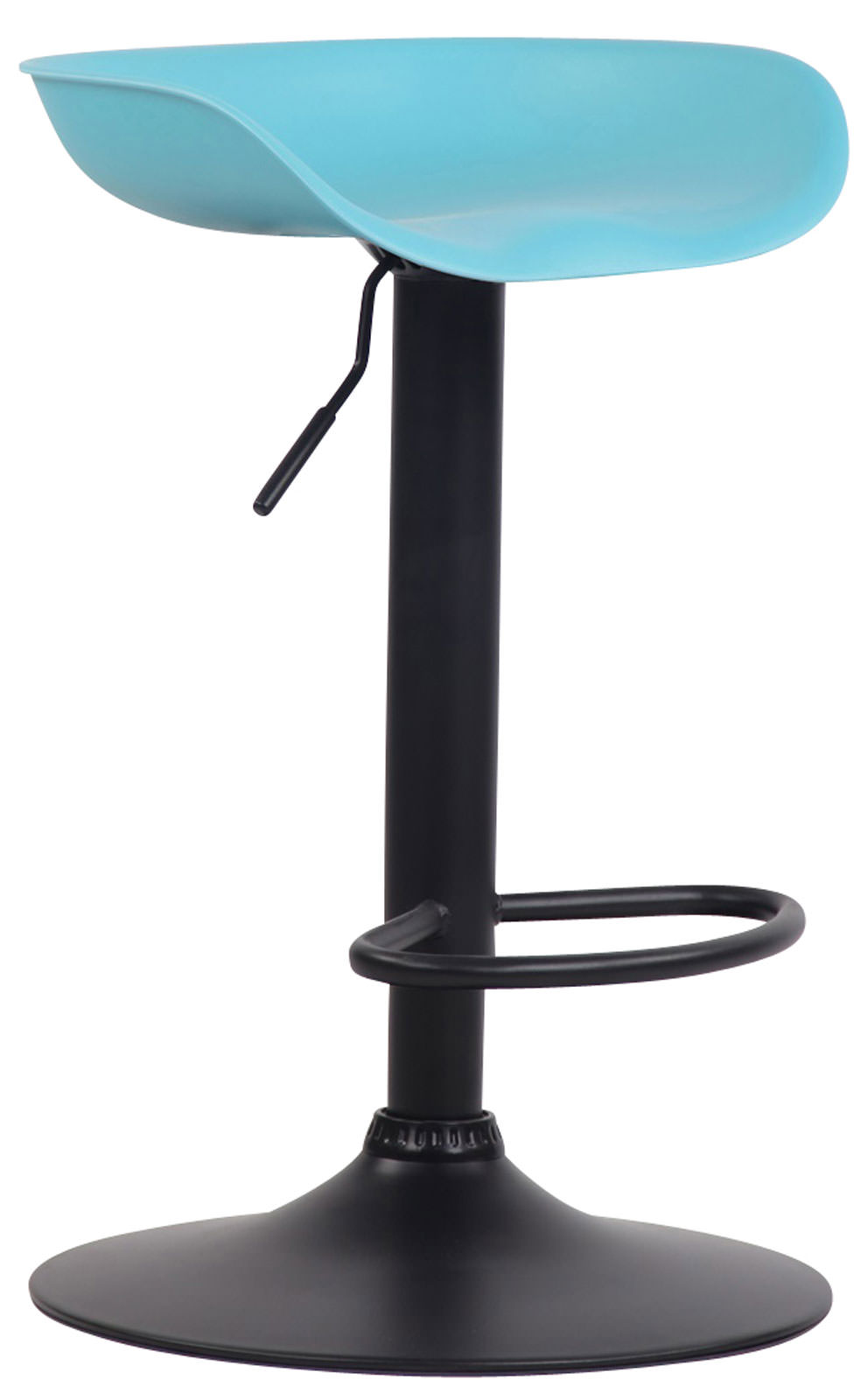 Barhocker Anaheim Kunststoff schwarz, blau