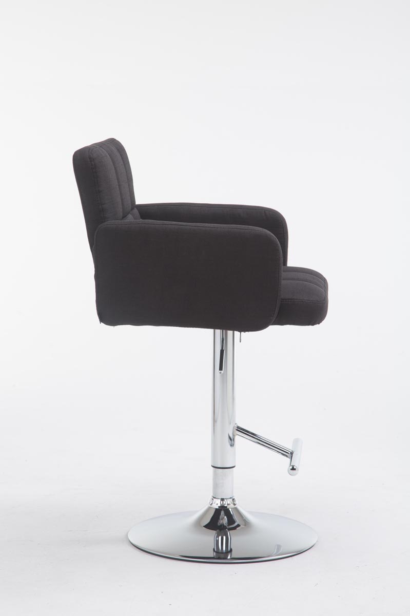 Barhocker Los Angeles Stoff C, schwarz