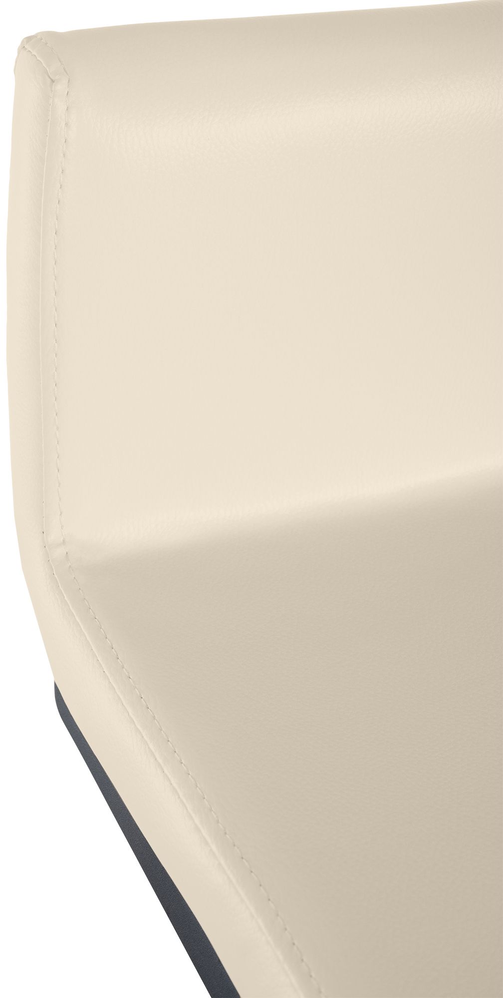 2er Set Barhocker Newport B Kunstleder, creme