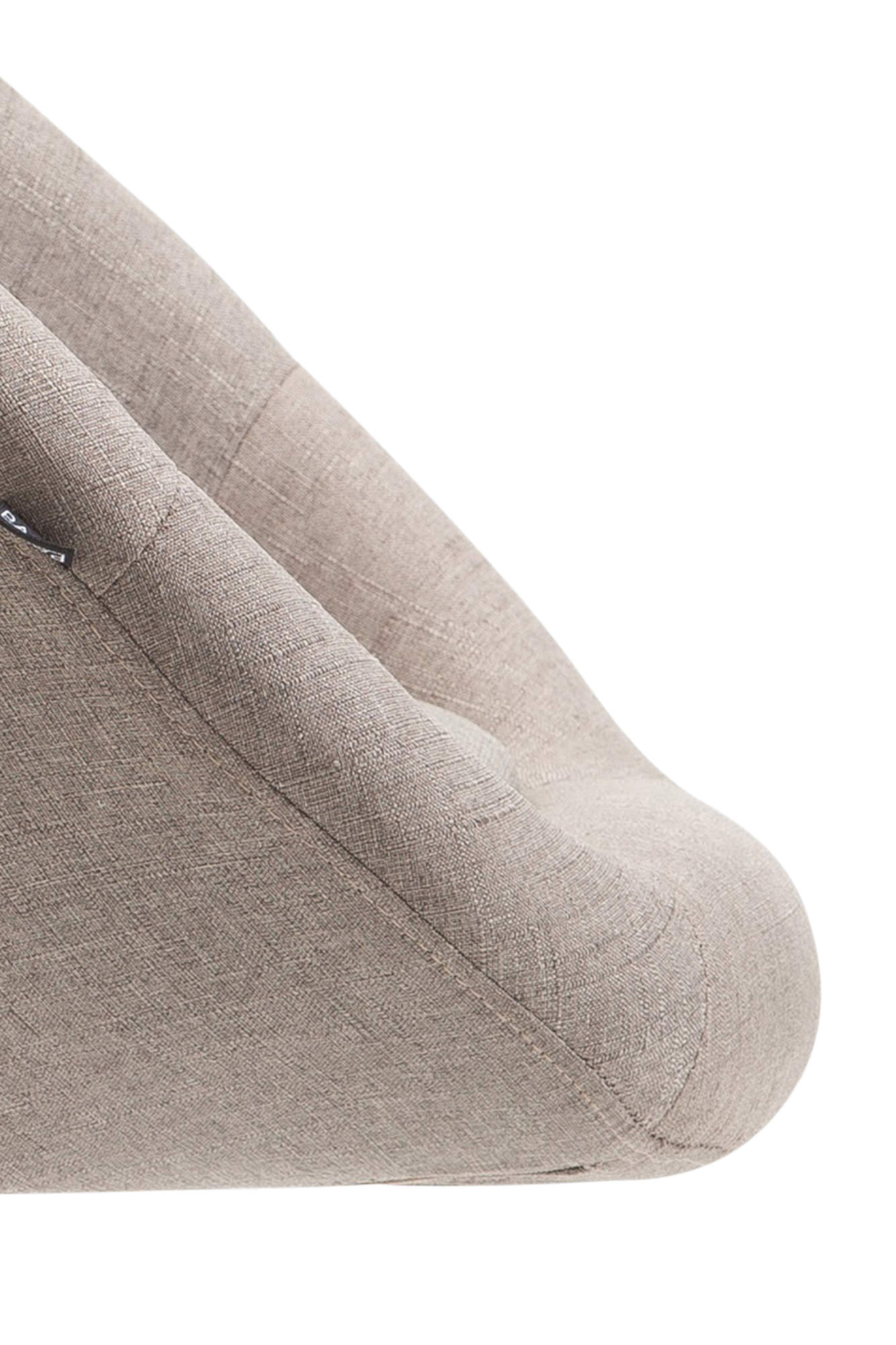 Barhocker London V2 Stoff schwarz, taupe