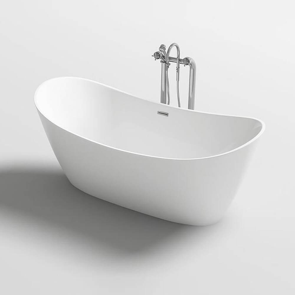 Freistehende Badewanne OVALO 170 x 80 cm