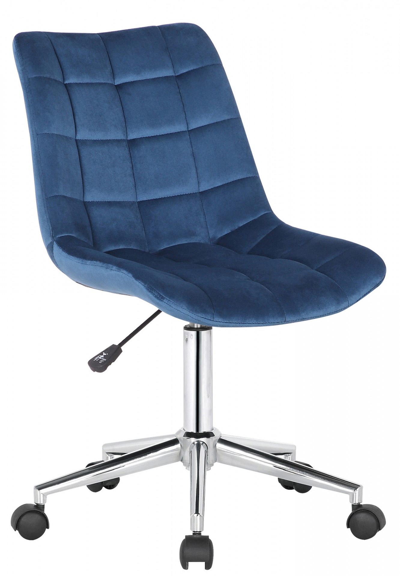 Bürostuhl Medford Samt, blau