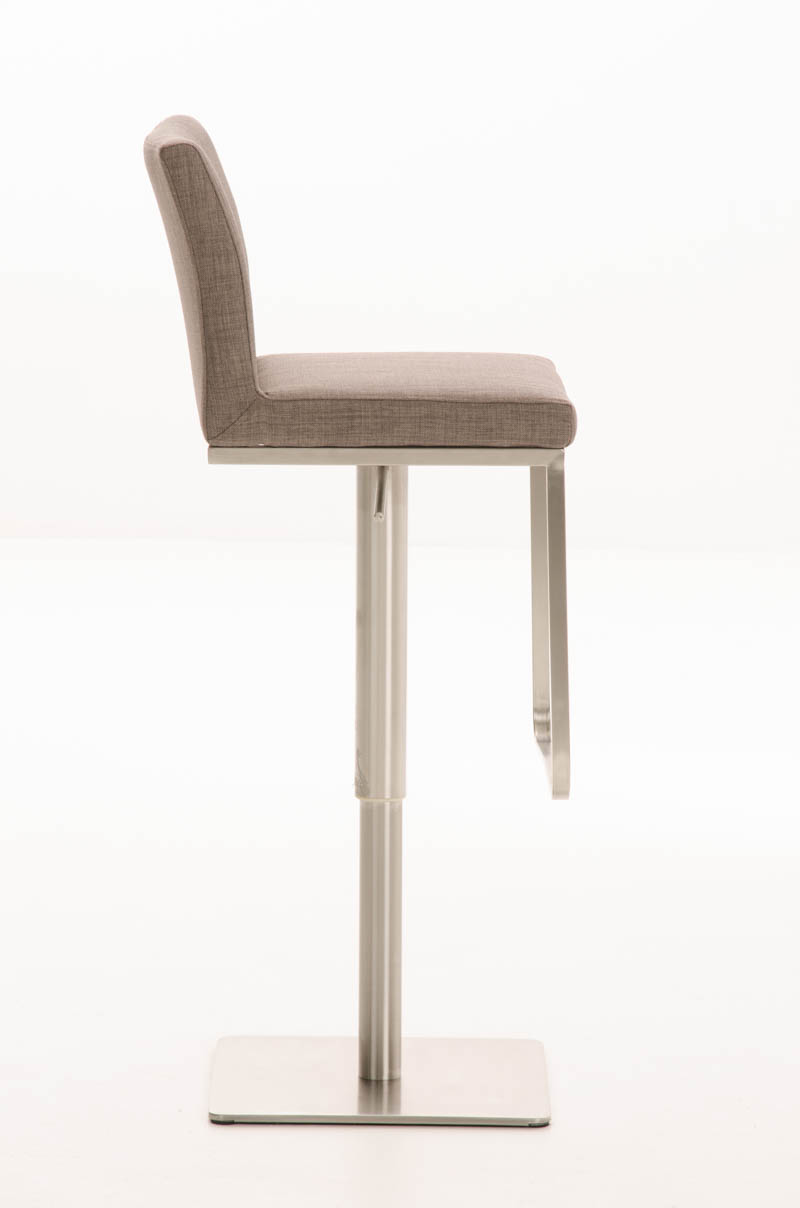 Barhocker Panama E Stoff, grau