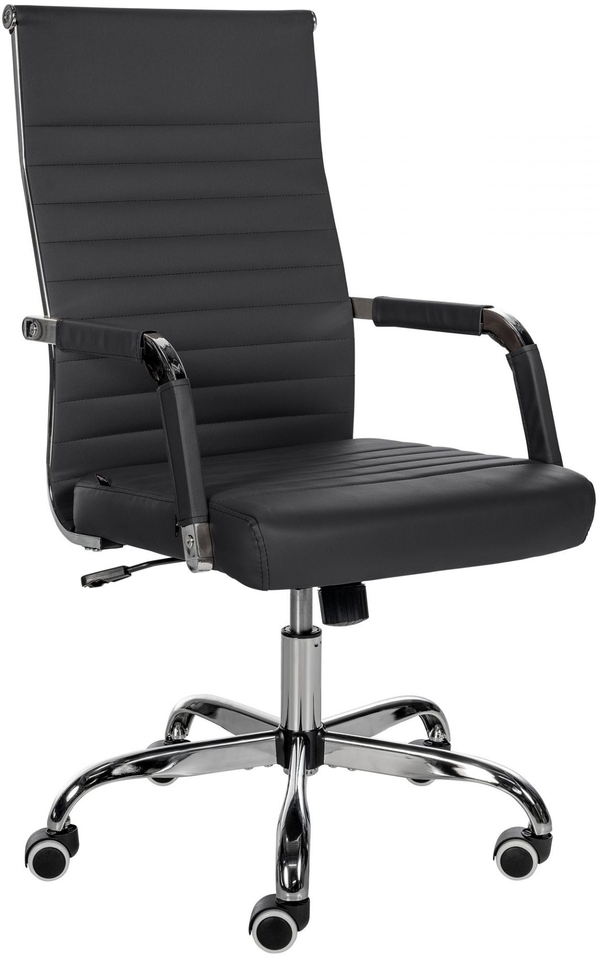 Bürostuhl Amadora Kunstleder, schwarz