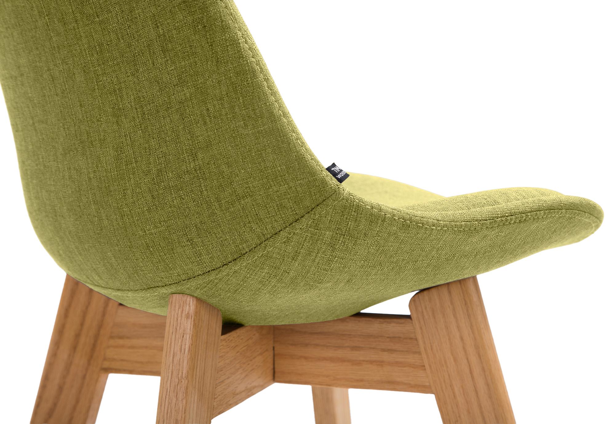Barhocker Cannes Stoff Natura, grün