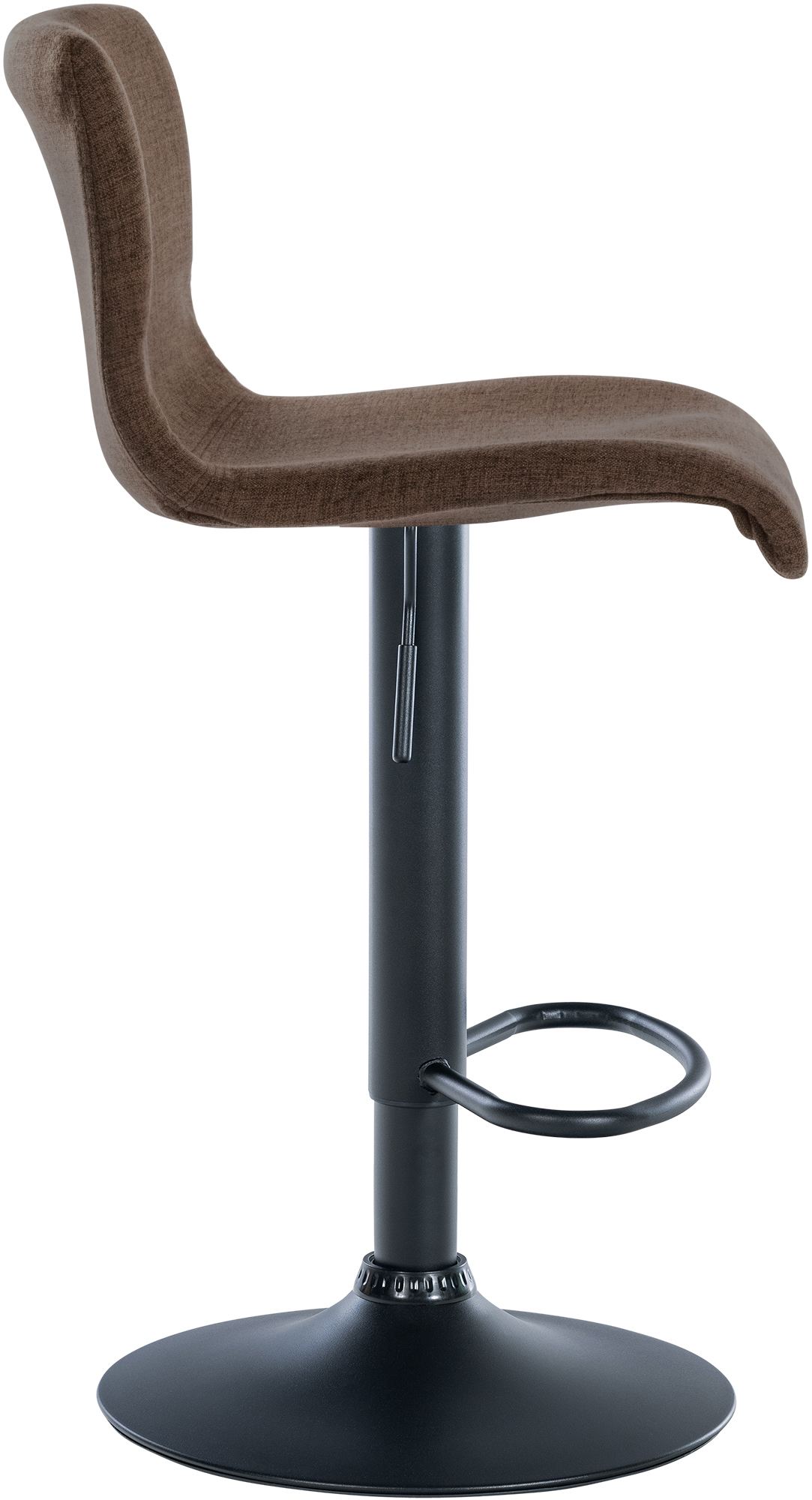 2er Set Barhocker Branford Stoff, braun