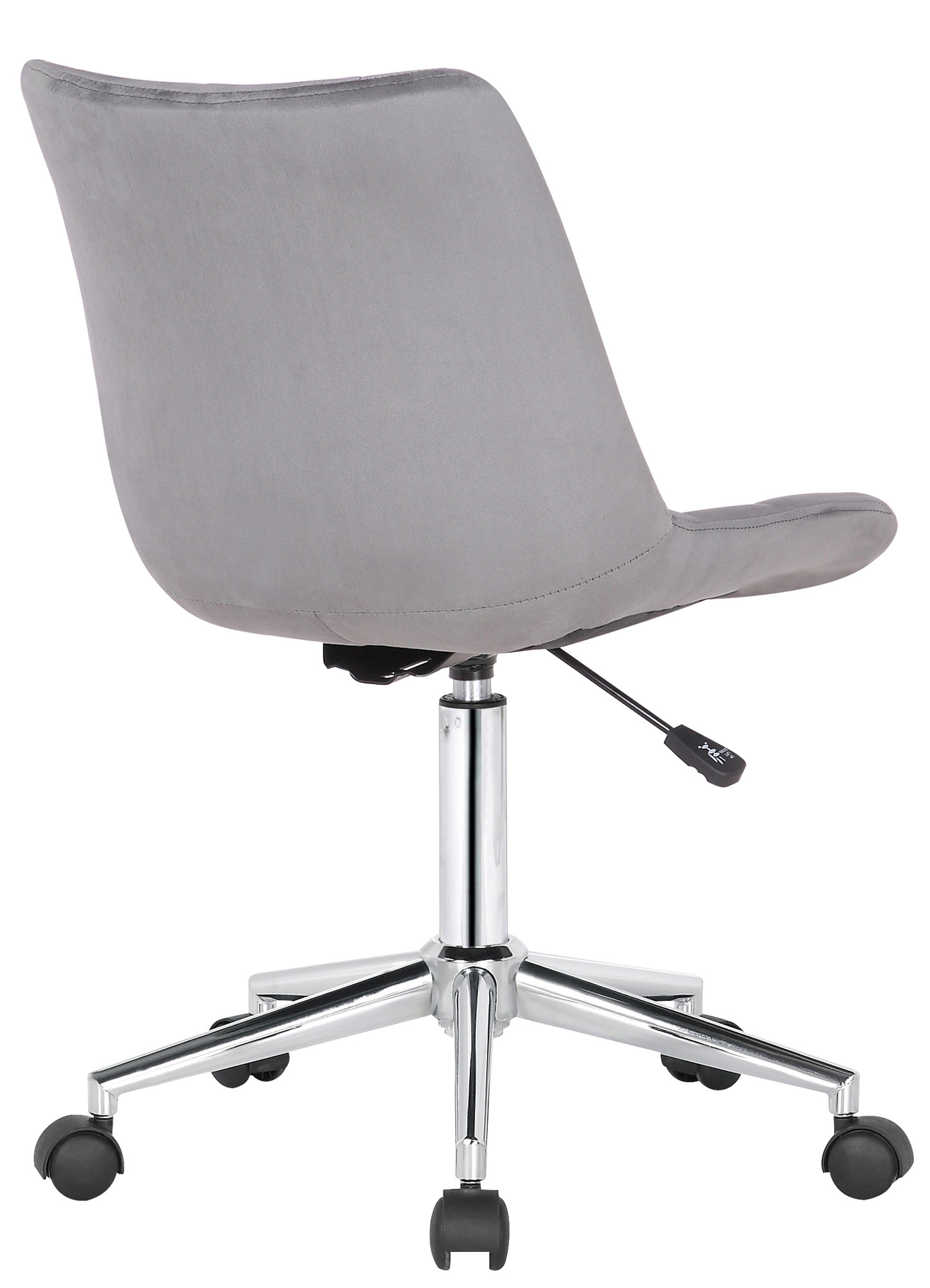 Bürostuhl Medford Samt, grau