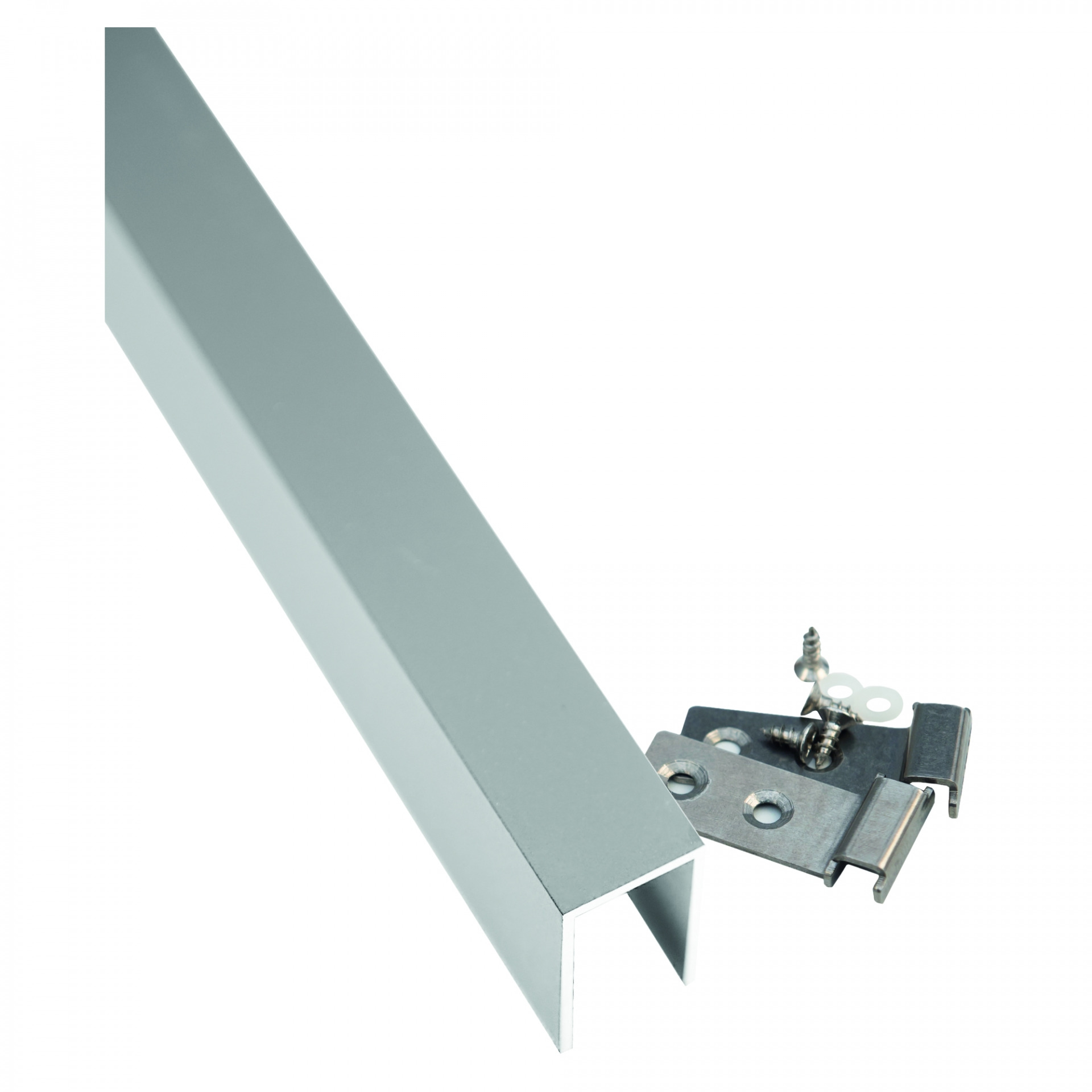 TJÖRN -Serie Alu-Abdeckleiste, U-Profil 24,8 x 40 x 1761 mm, SILBER