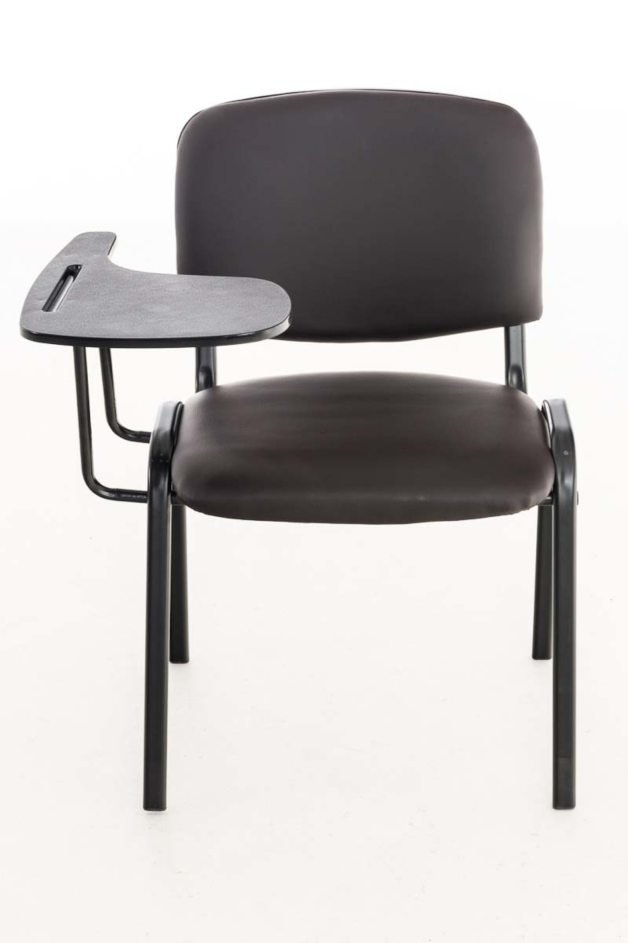 4er Set Stühle Ken mit Klapptisch Kunstleder, braun
