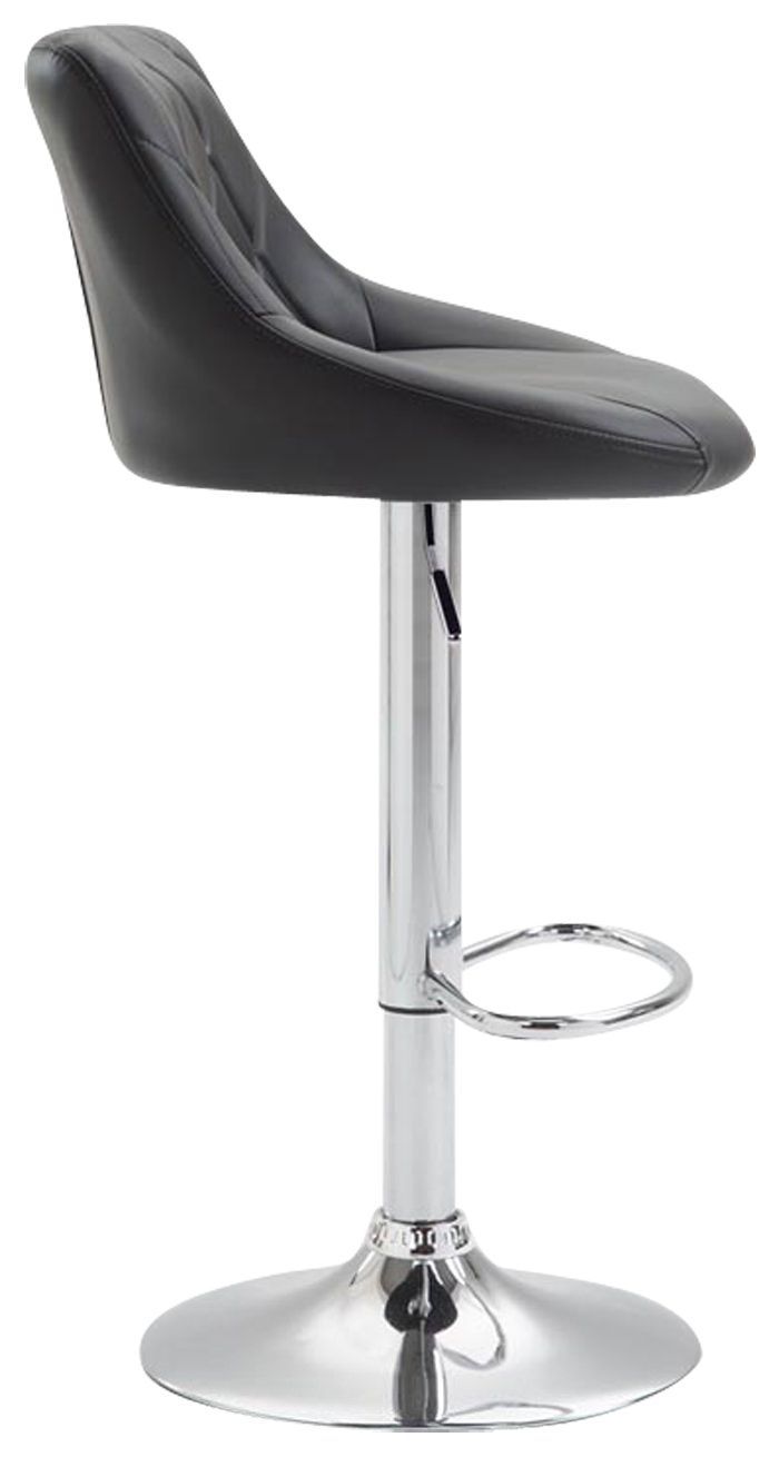2er Set Barhocker Lazio Kunstleder C, schwarz