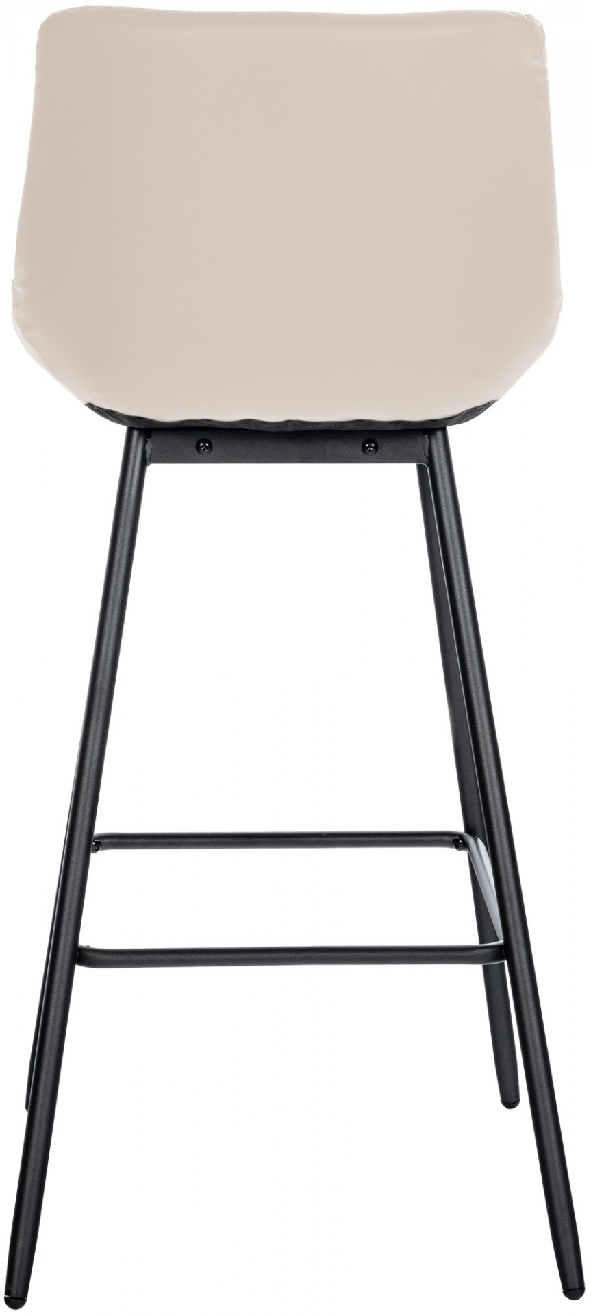Barhocker Weston Kunstleder, creme