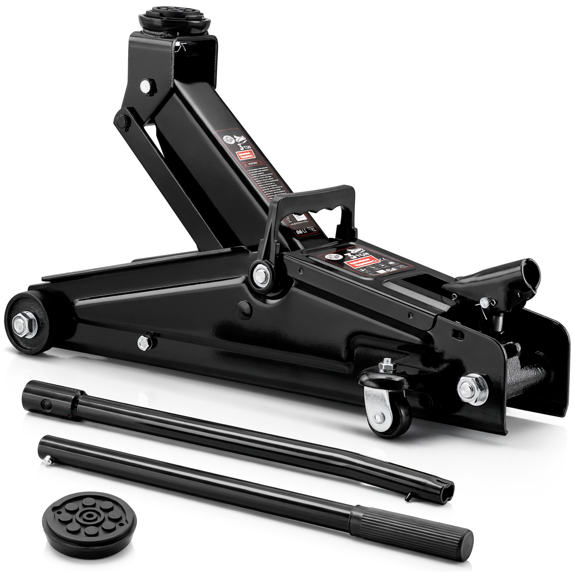 Wagenheber Schwarz 3t 135-400mm