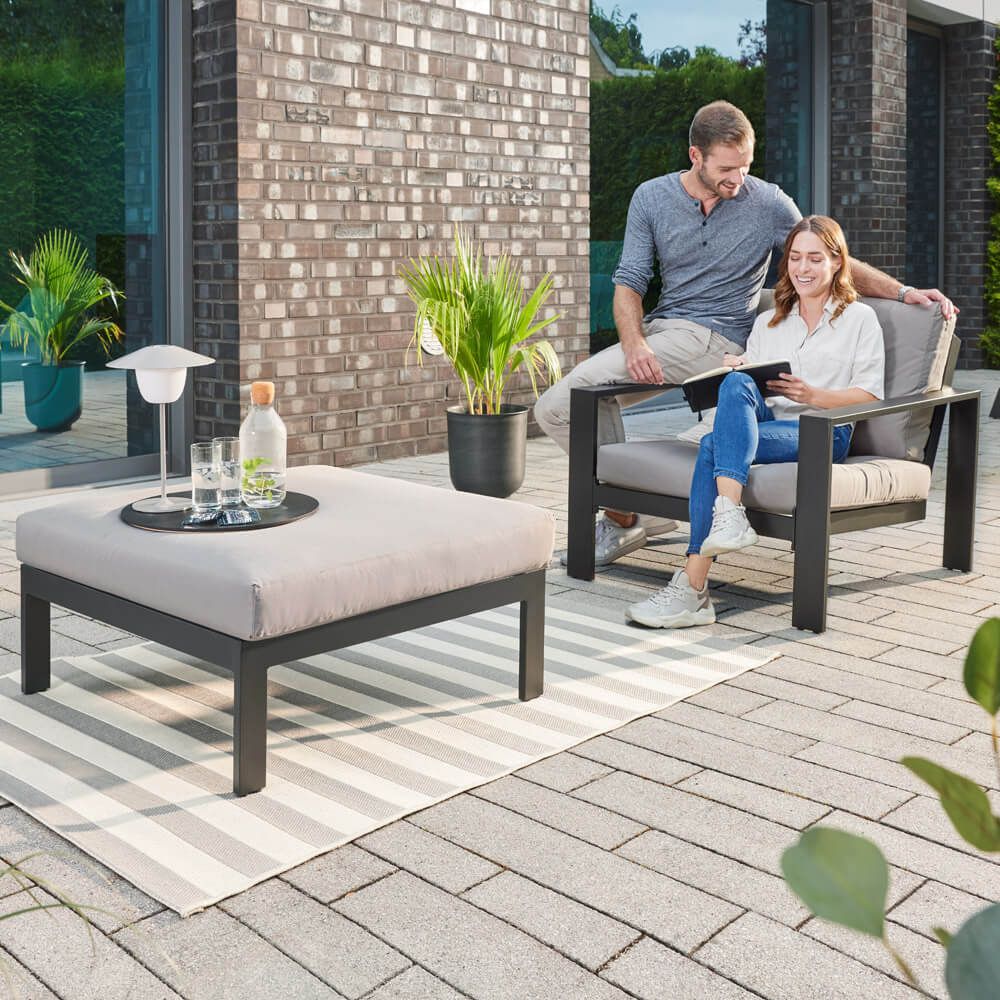 Gartenlounge Aluminium RIO S - Anthrazit
