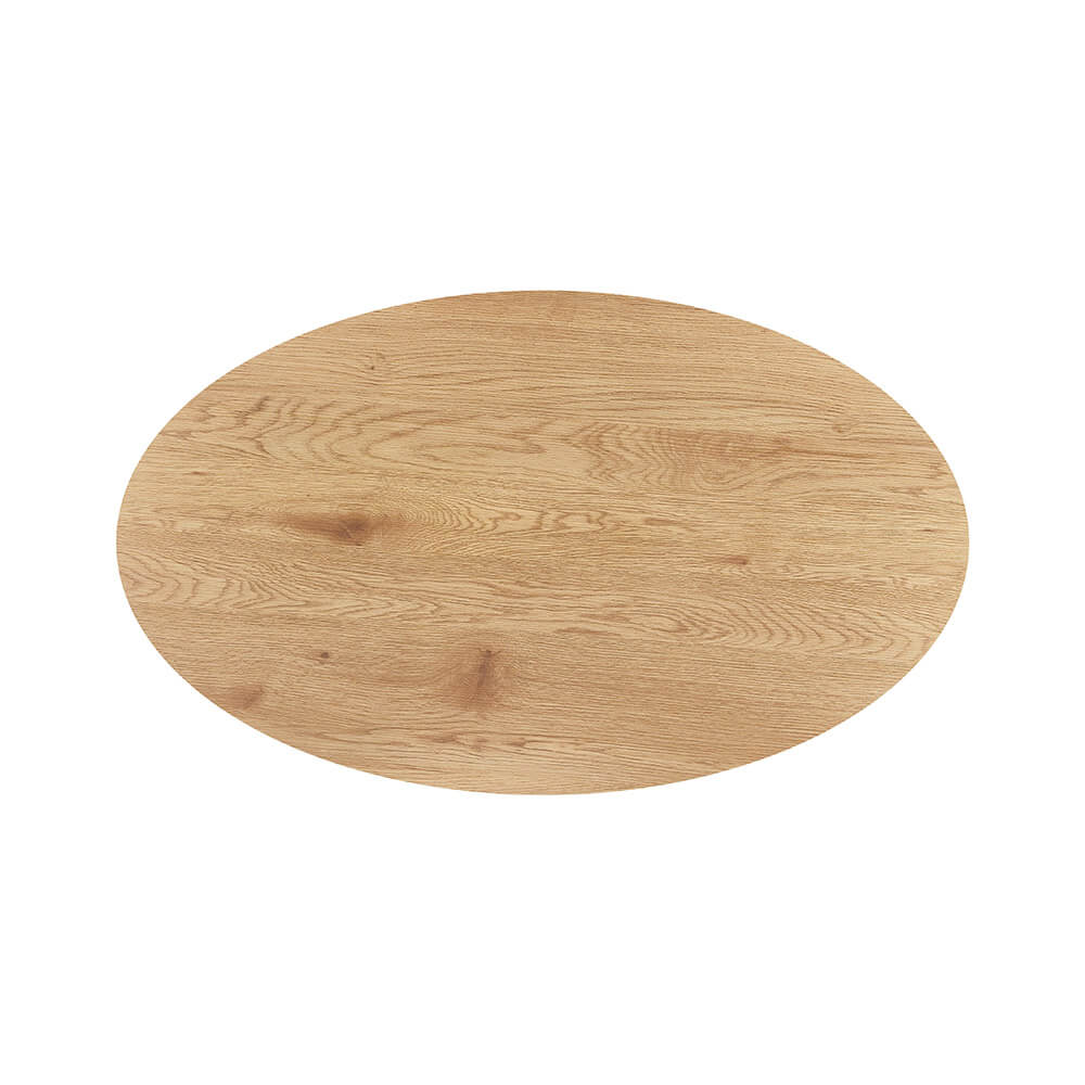 Couchtisch Oval NOVARIS - 110 x 66 cm Oiled Oak