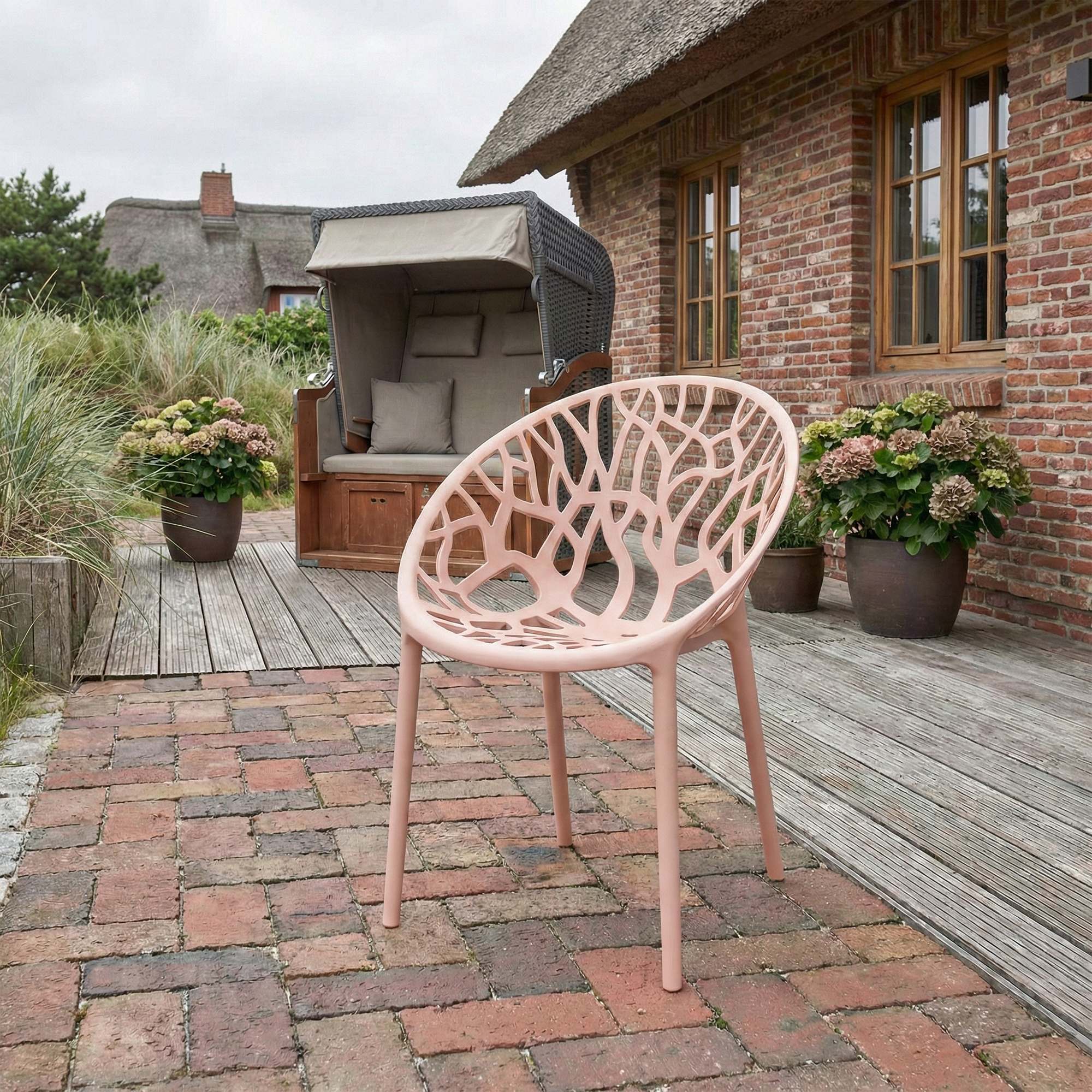 4er Set Stuhl Hope, rosa