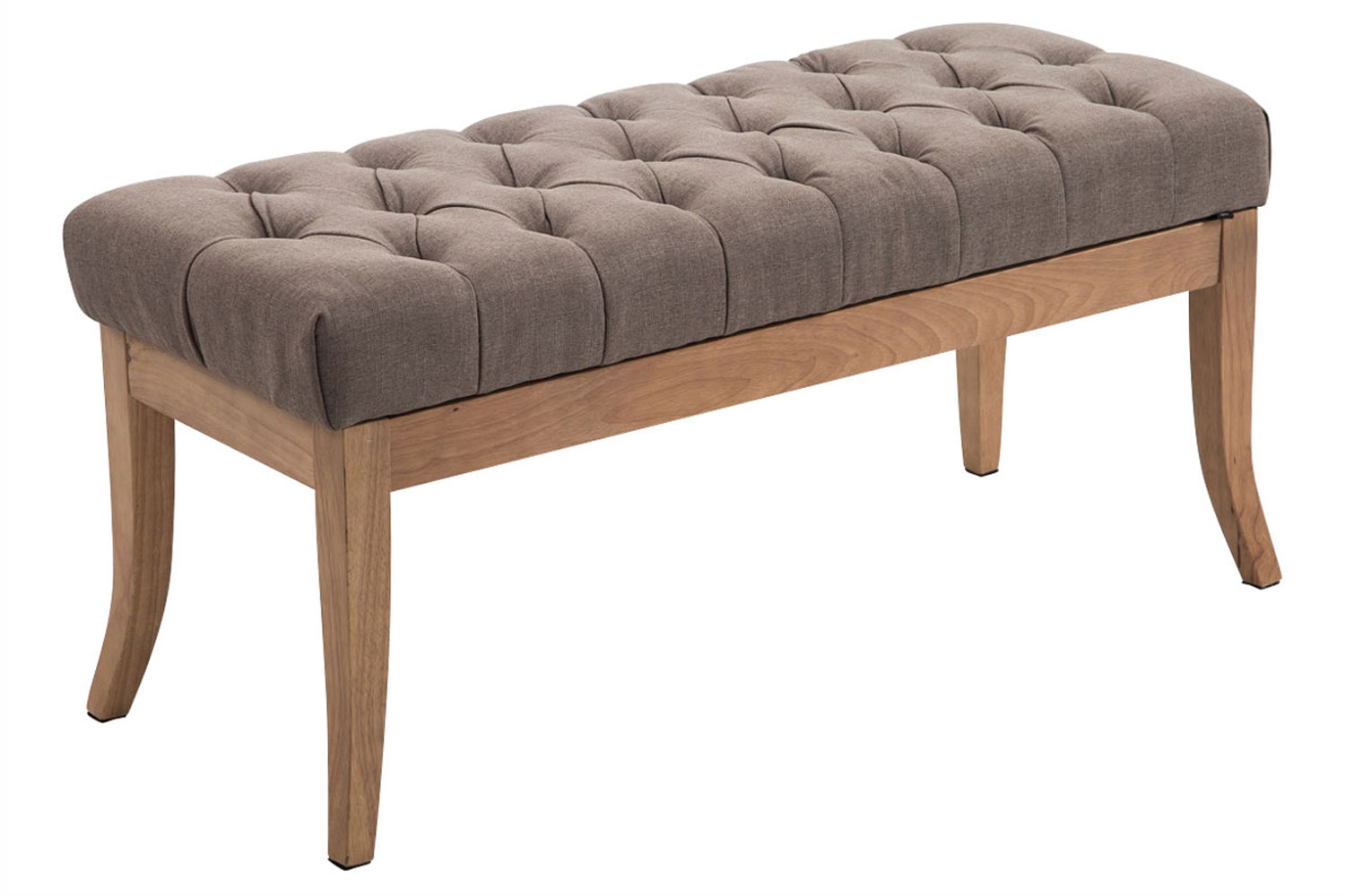 Sitzbank Ramses Stoff antik-hell 100, taupe