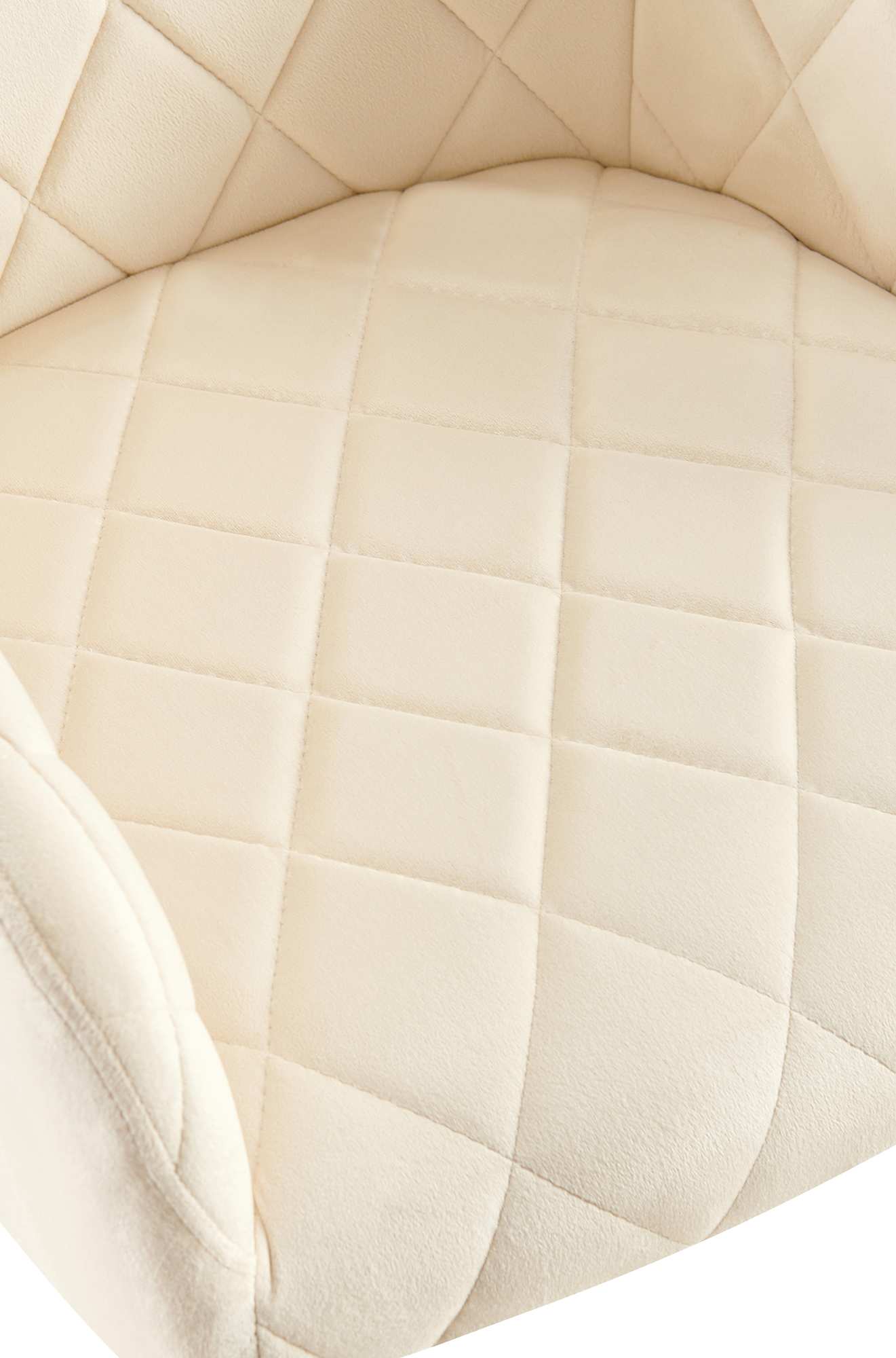Esszimmerstuhl Monett Samt G, creme