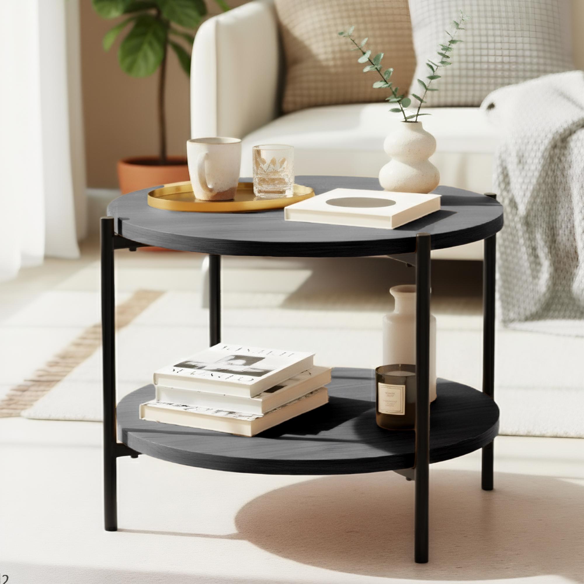 Couchtisch Edduma 50 cm, grau