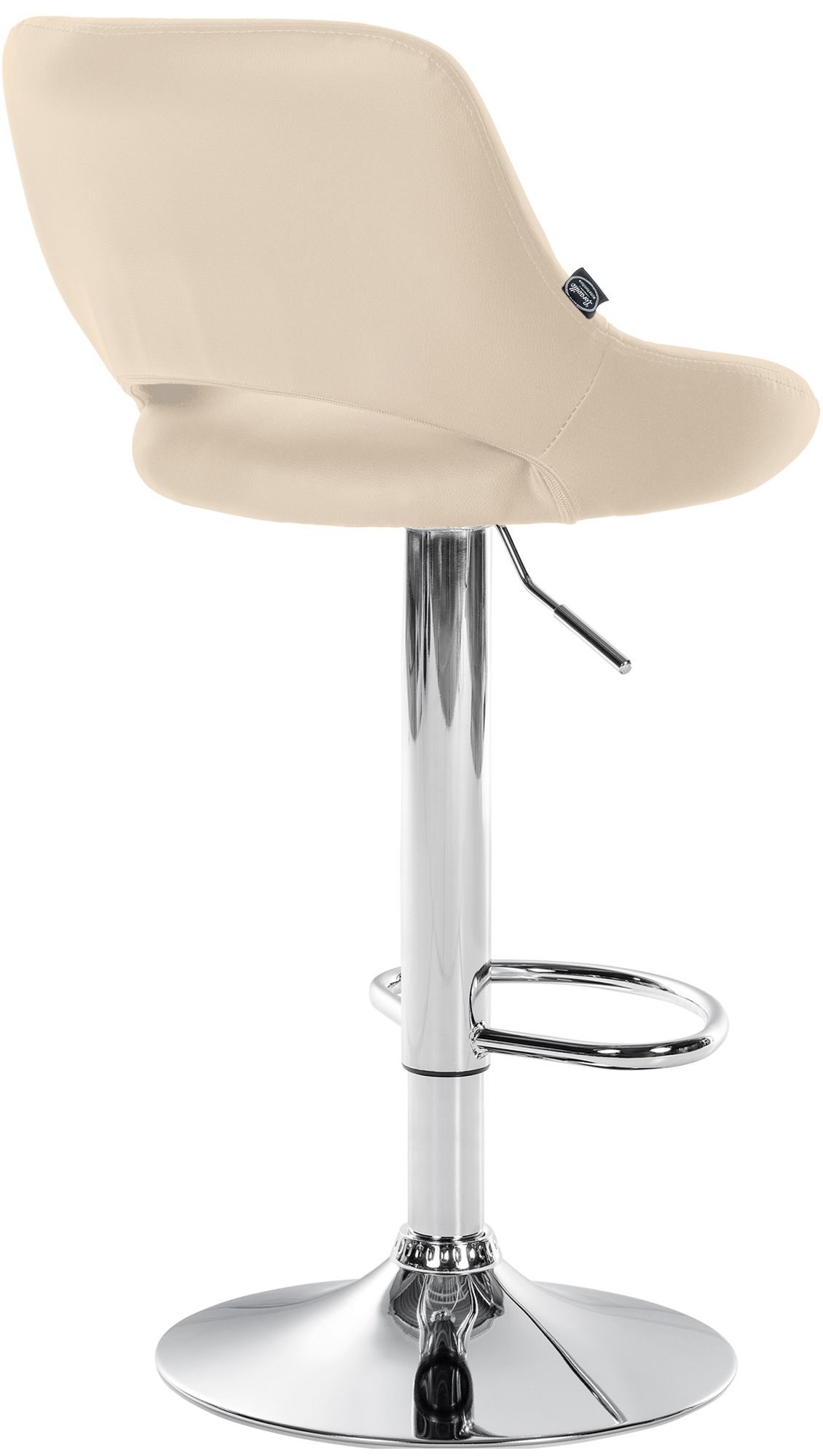 2er Set Barhocker Milet Kunstleder C, creme