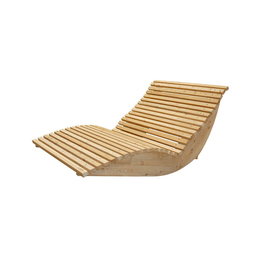 Wellenholzliege WOLGA - 120 cm