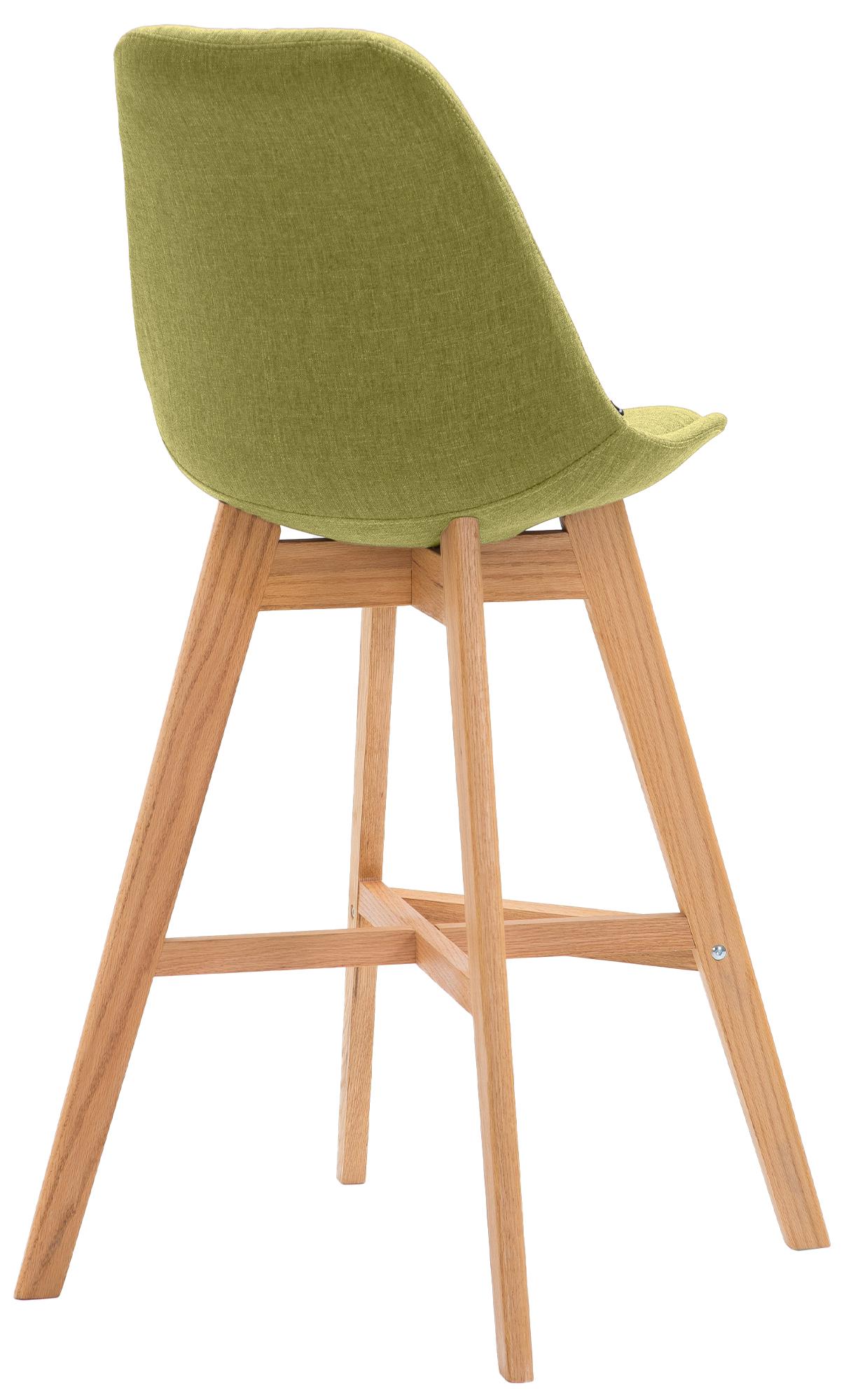 Barhocker Cannes Stoff Natura, grün