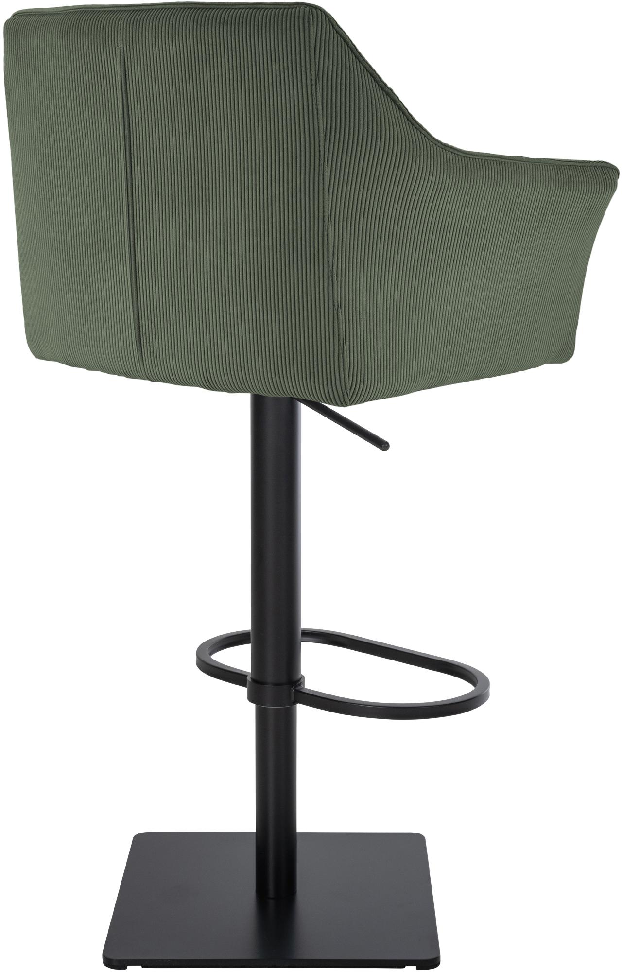 Barhocker Damaso B Cord, grün