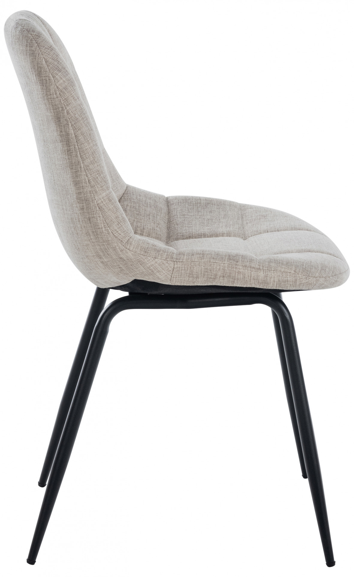 Stuhl Tom Stoff, creme