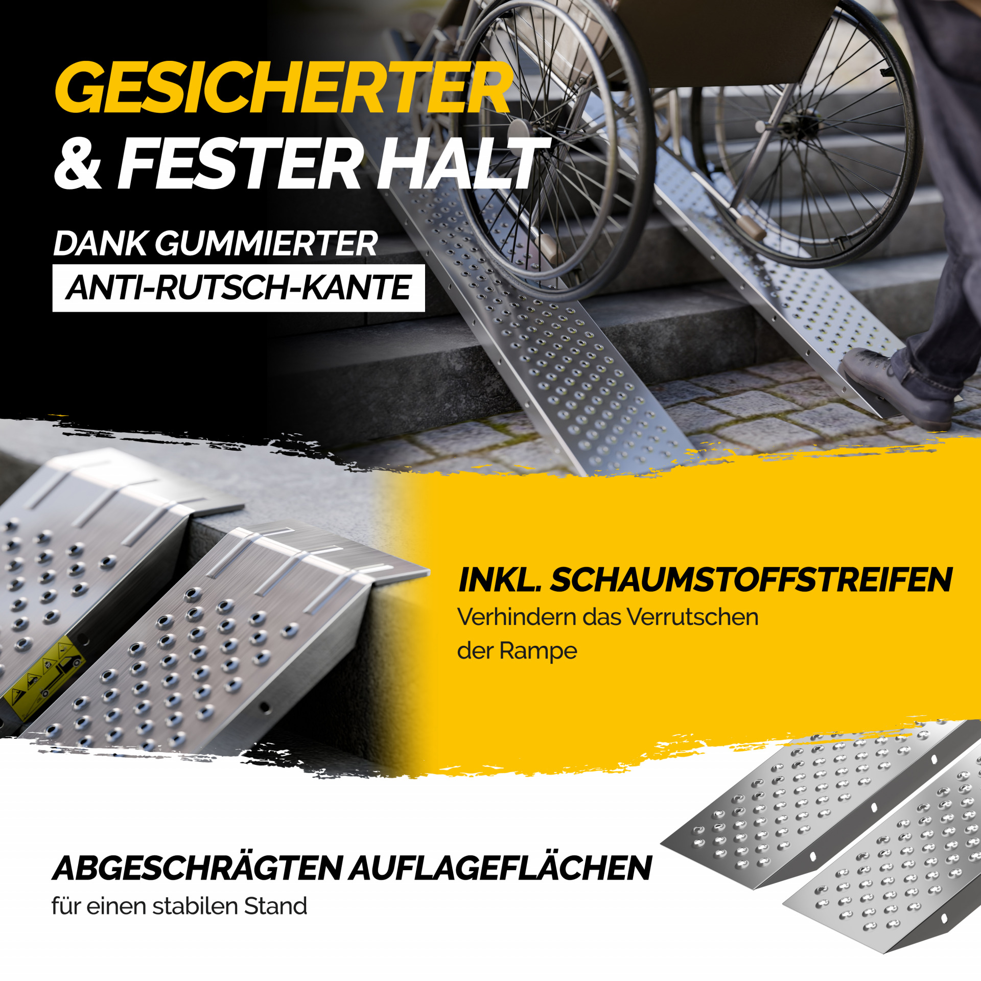 Auffahrrampe 2er-Set 400kg
