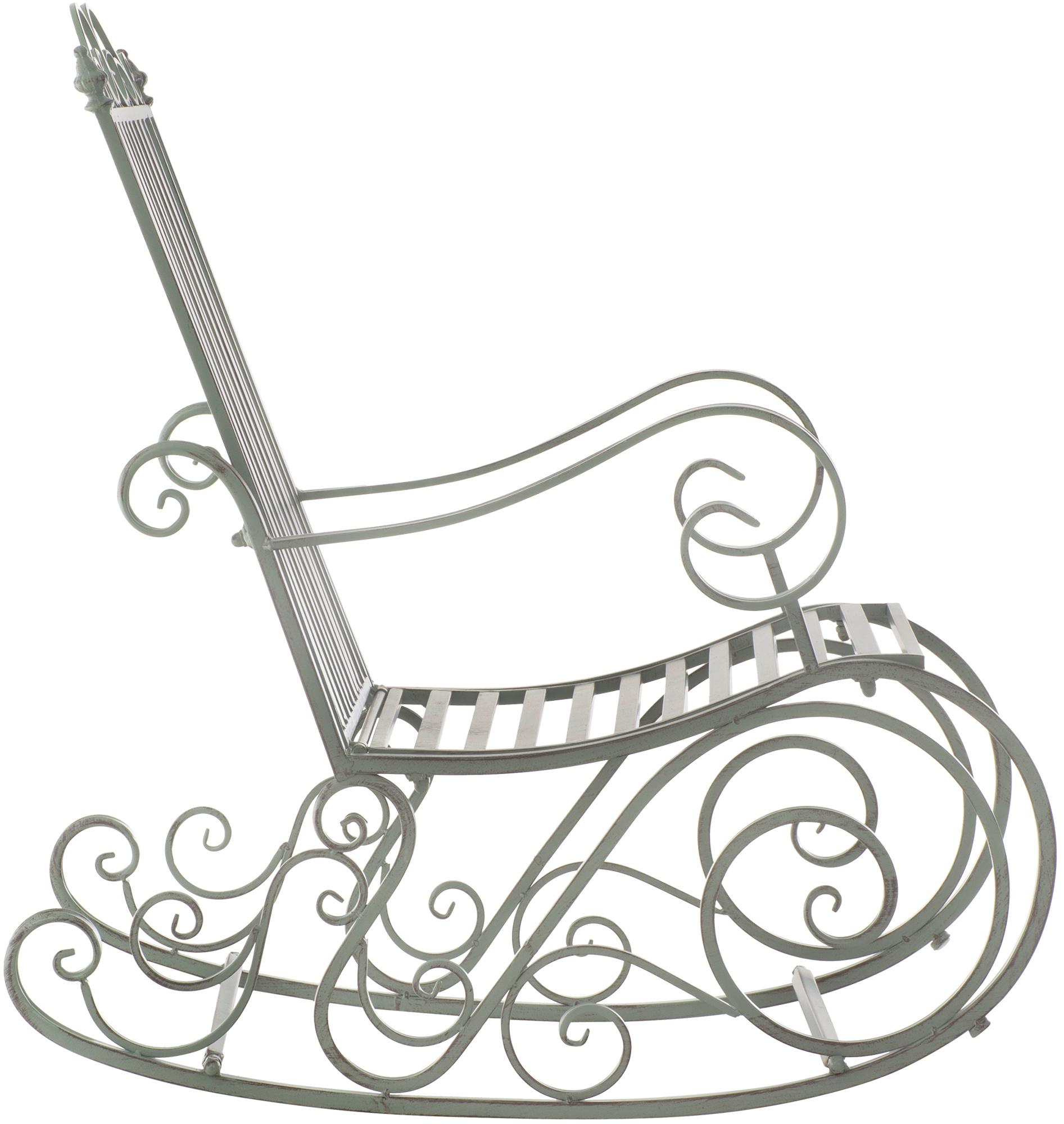 Schaukelstuhl Smilla, antik-grün