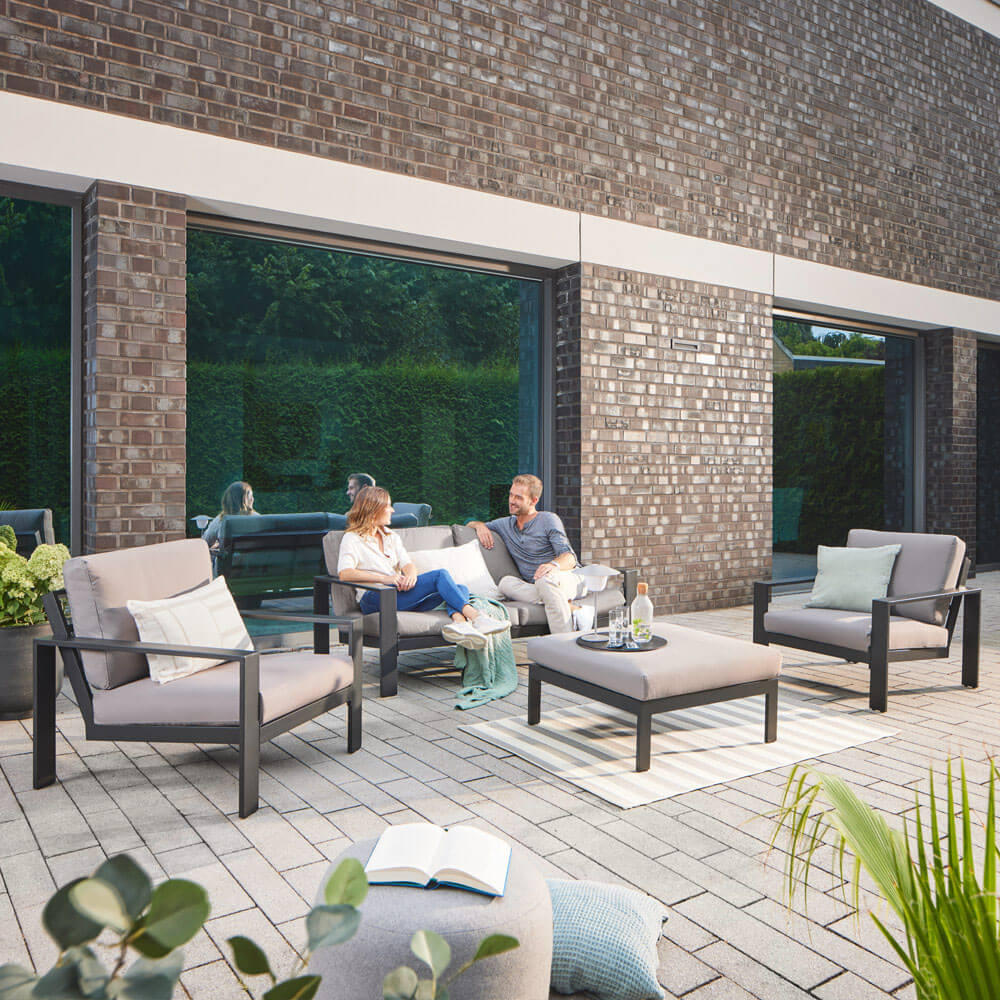 Gartenlounge Aluminium RIO L - Anthrazit
