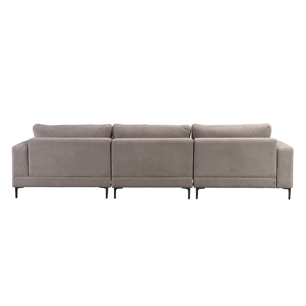 Sofa BELLANO L - 340 x 188 cm Links Cord Beige