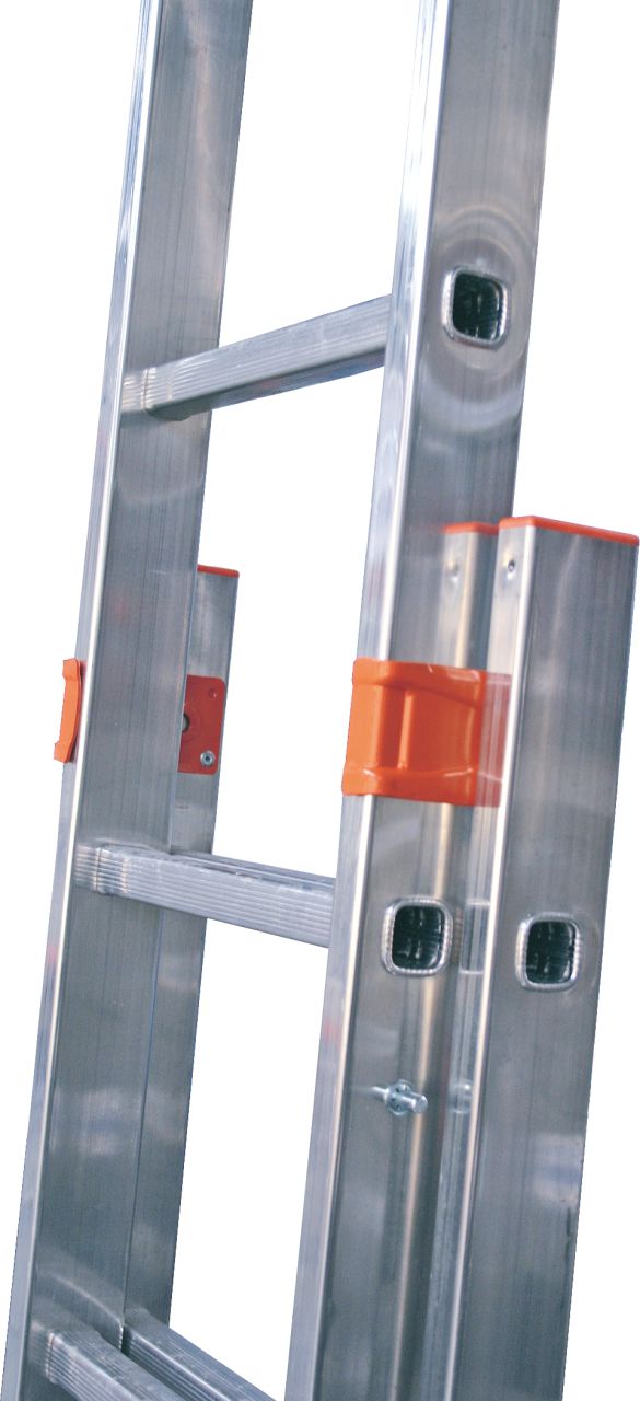 MONTO Fabilo Sprossen-Schiebeleiter, zweiteilig 2x12 Sprossen