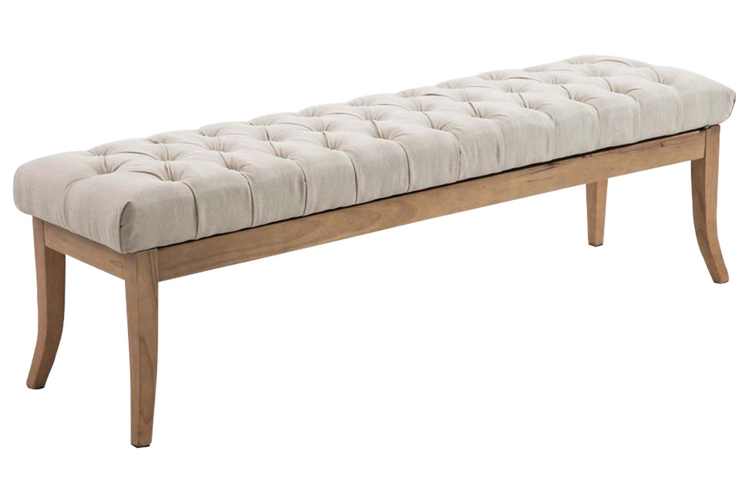 Sitzbank Ramses Stoff antik-hell 150, creme