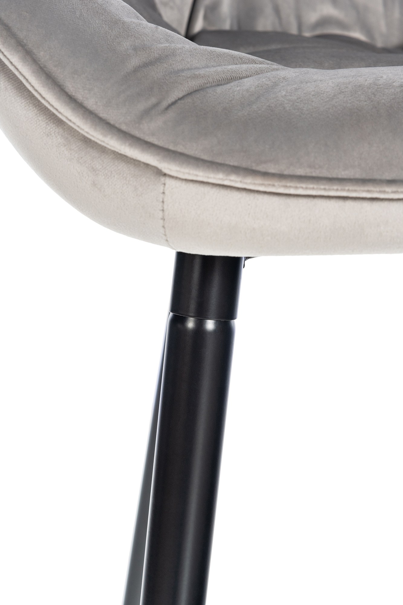 Barhocker Gibson Samt, grau