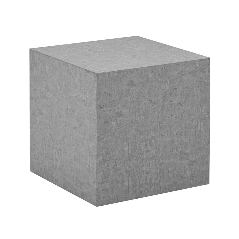 Couchtisch Marmor AMIRI M - 50 x 50 cm Grau